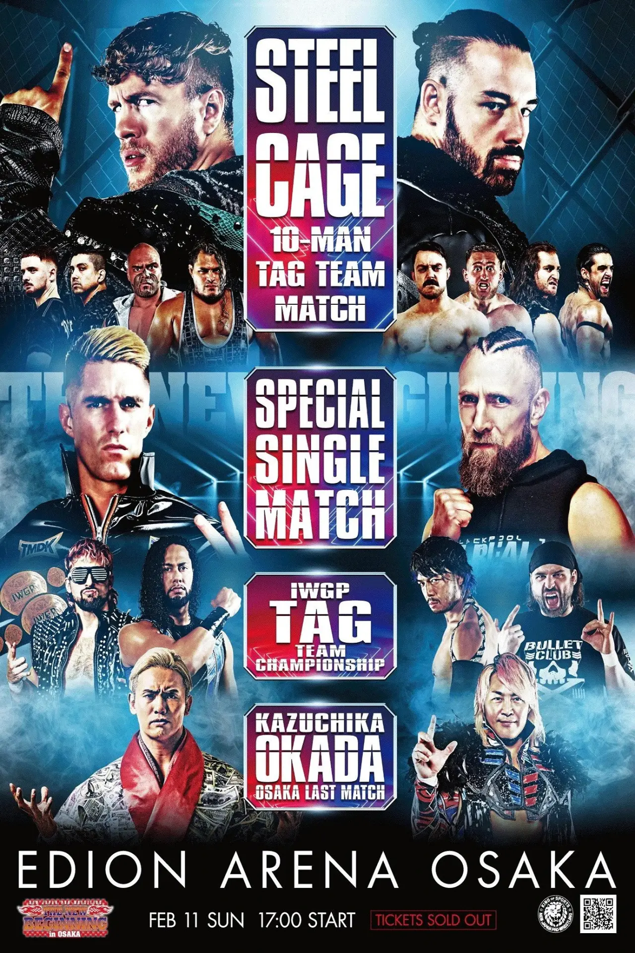 Movie poster "NJPW The New Beginning in Osaka 2024"