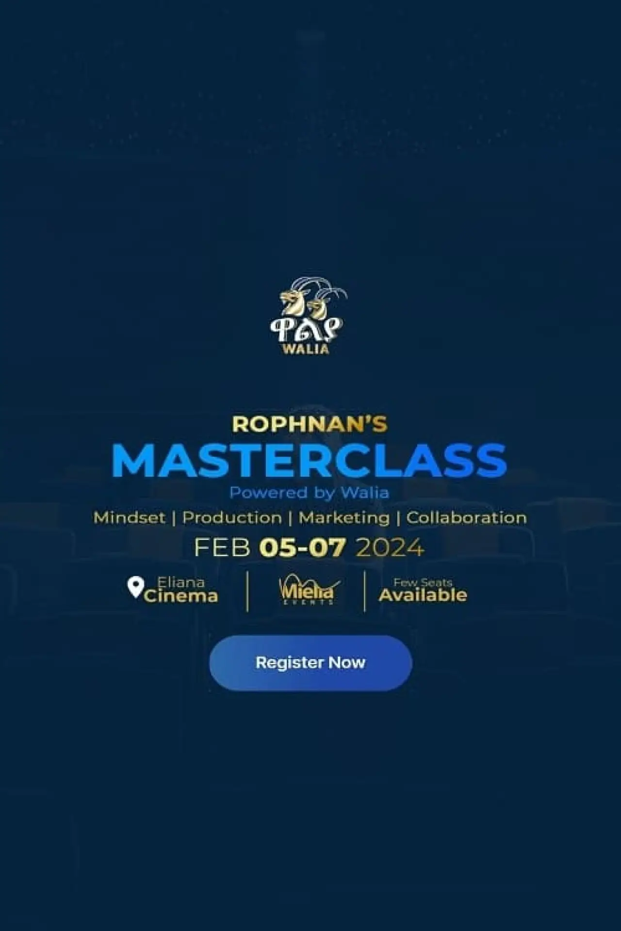 Movie poster "Rohnan Master Class"