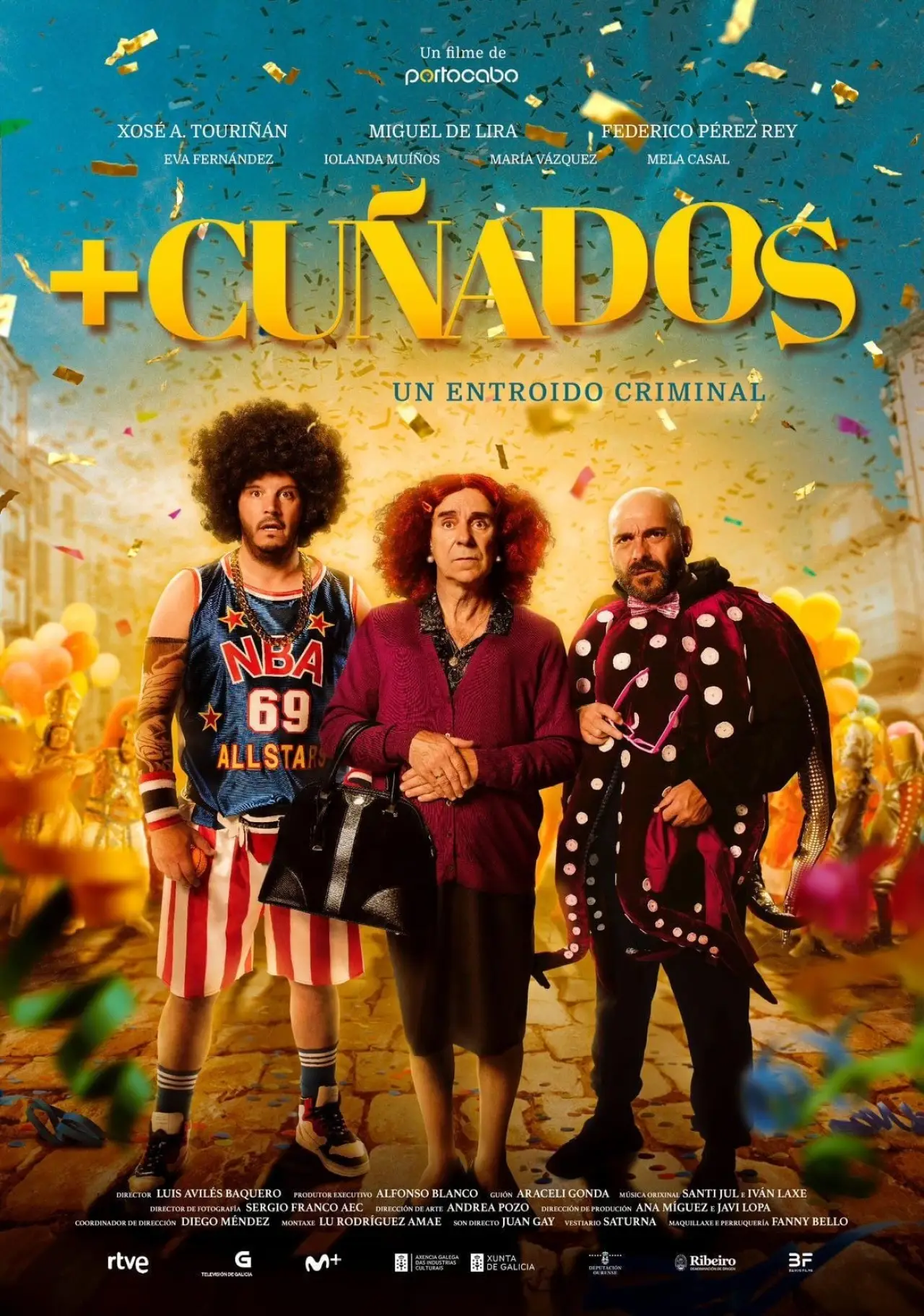 Movie poster "+Cuñados"
