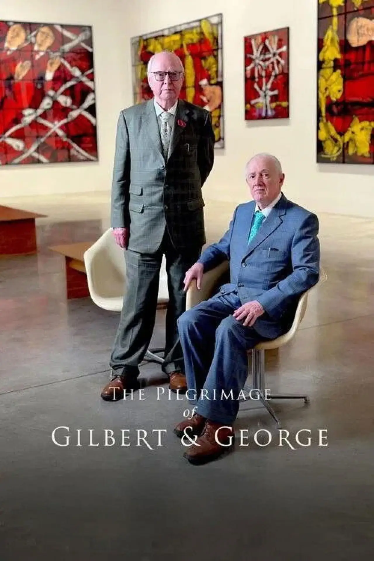 Movie poster "The Pilgrimage of Gilbert & George"
