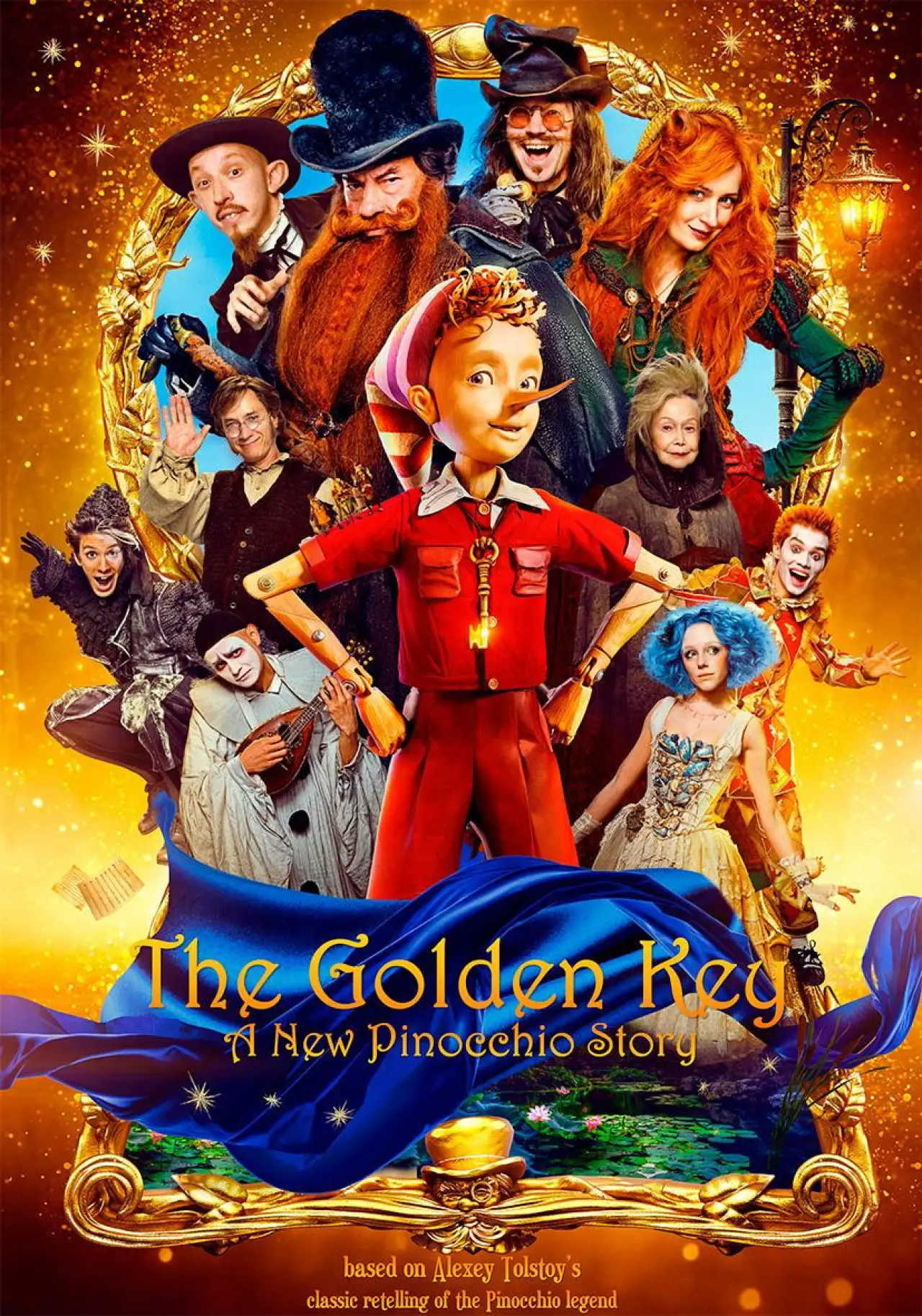 Movie poster "The Golden Key: A New Pinocchio Story"