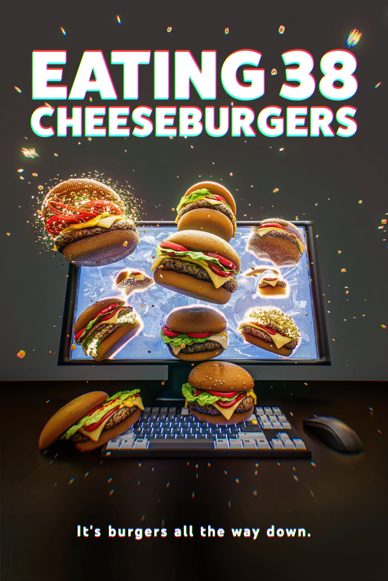 Movie poster "Eating 38 Cheeseburgers"