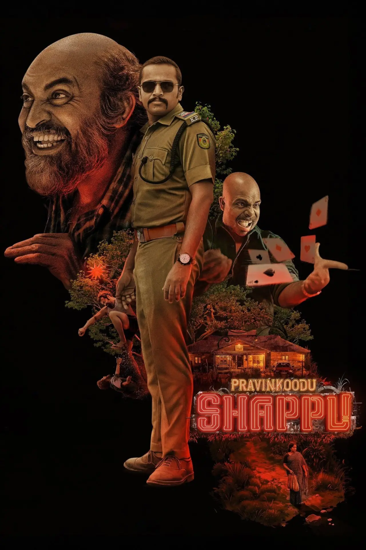 Movie poster "Pravinkoodu Shappu"