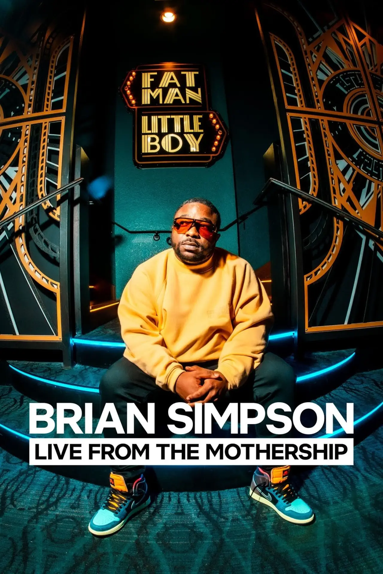 Movie poster "Brian Simpson: Live from the Mothership"