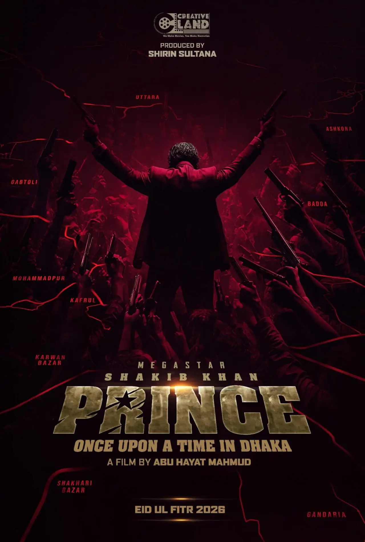 Movie poster "Prince: Once Upon a Time in Dhaka"