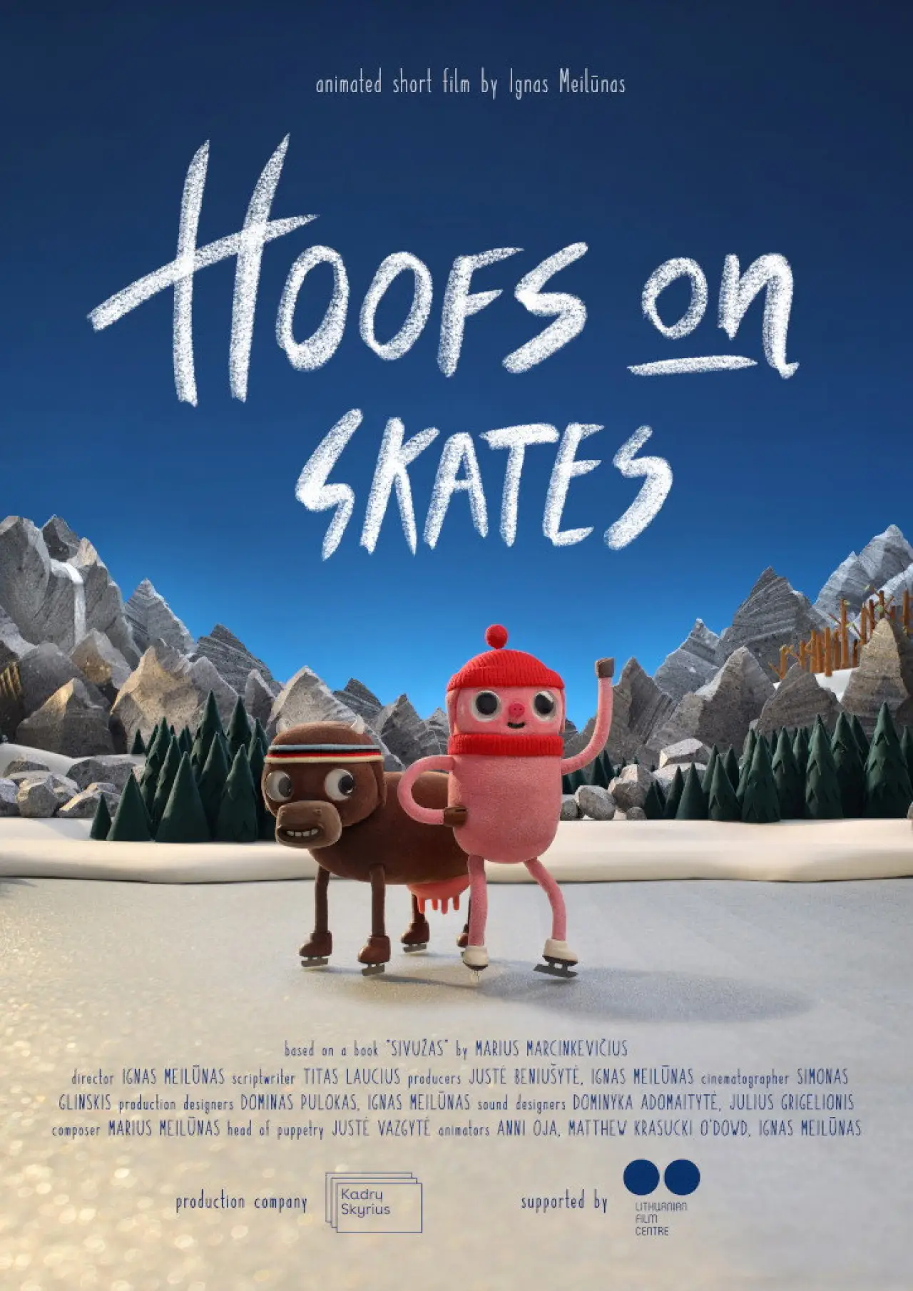 Movie poster "Hoofs on Skates"