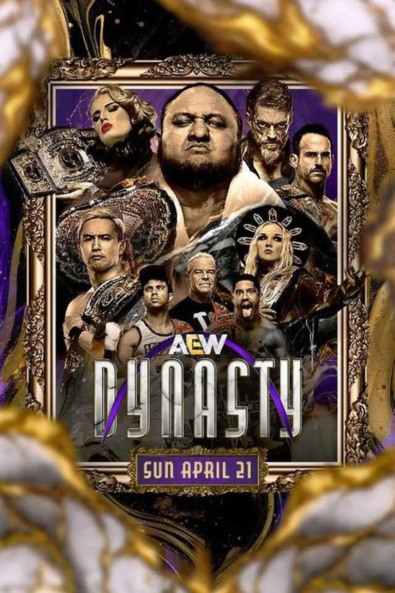 Movie poster "AEW Dynasty"