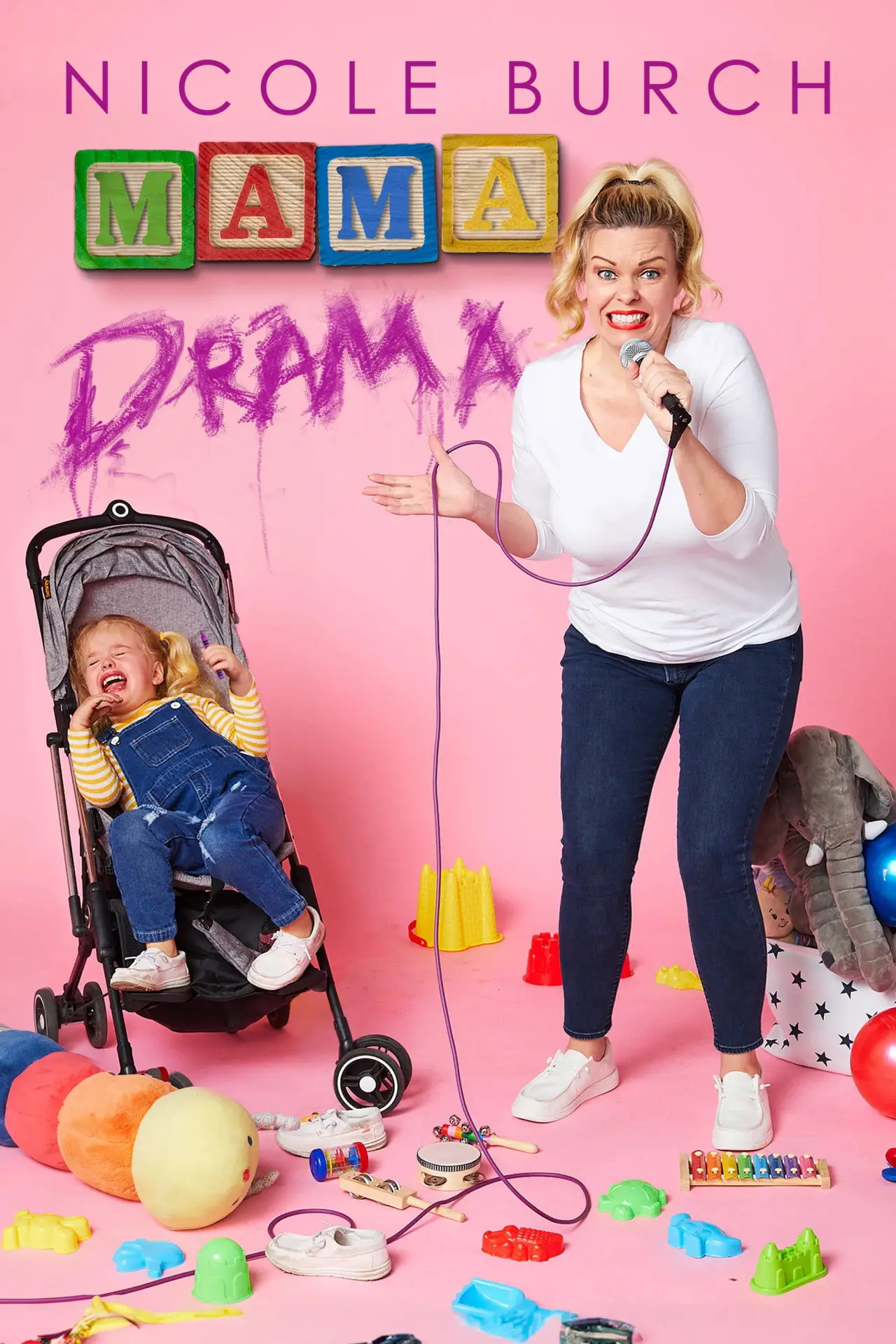 Movie poster "Nicole Burch: Mama Drama"