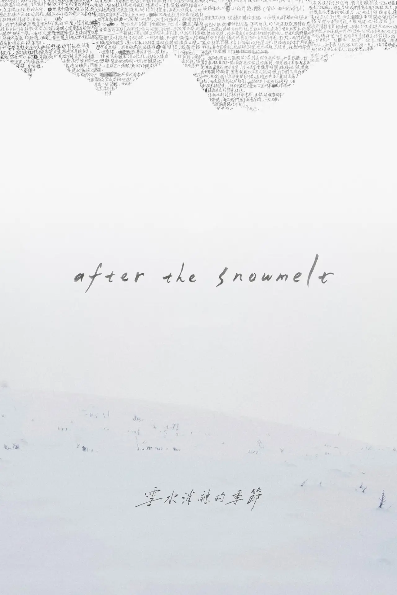 Movie poster "After the Snowmelt"