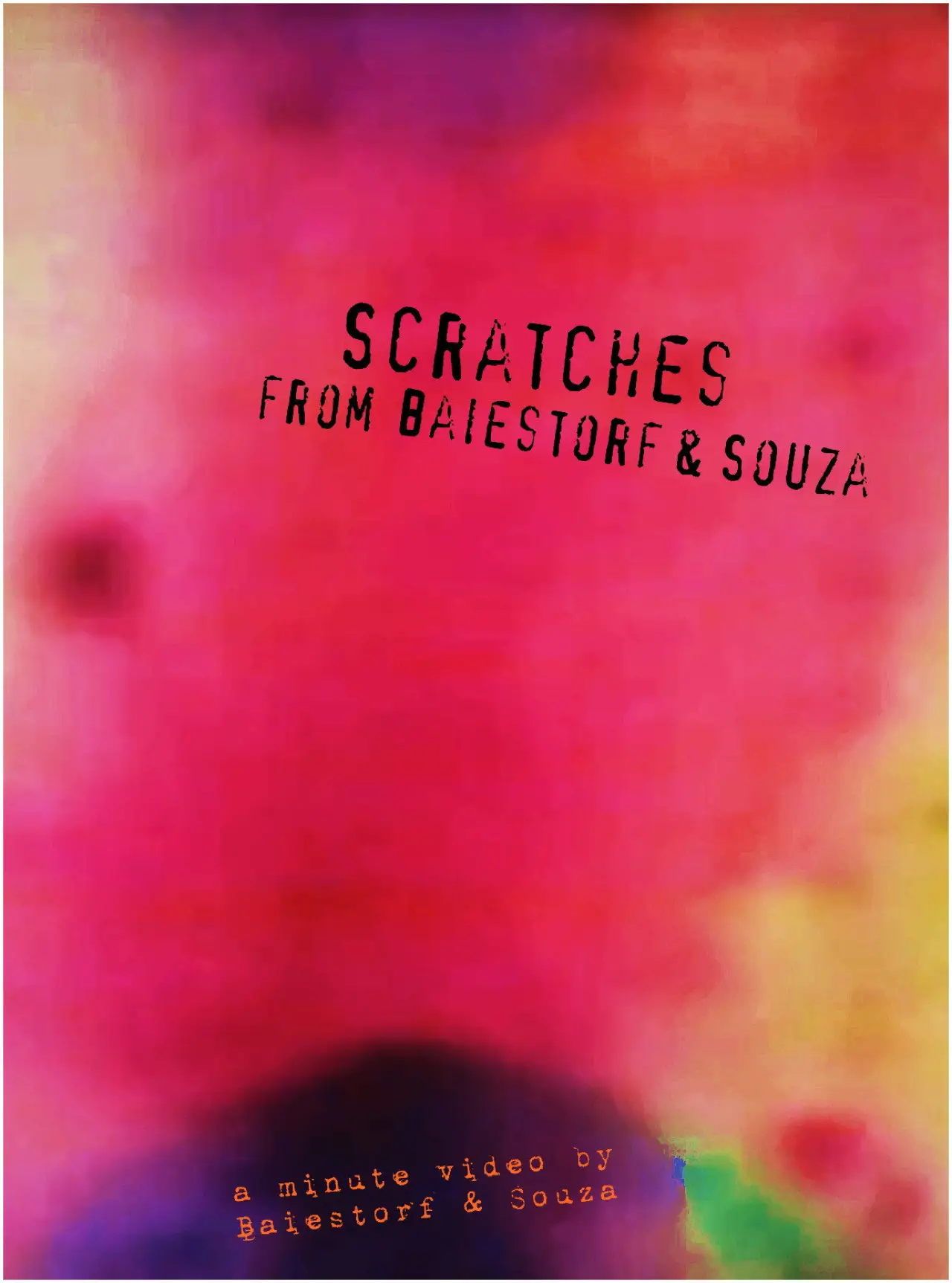 Movie poster "Scratches from Baiestorf & Souza"
