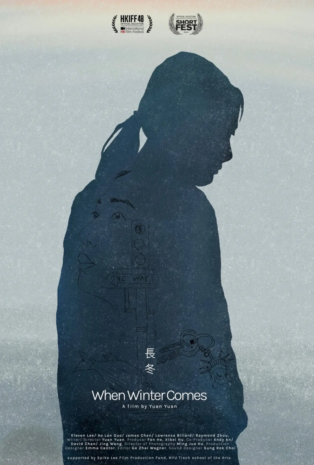 Movie poster "When Winter Comes"