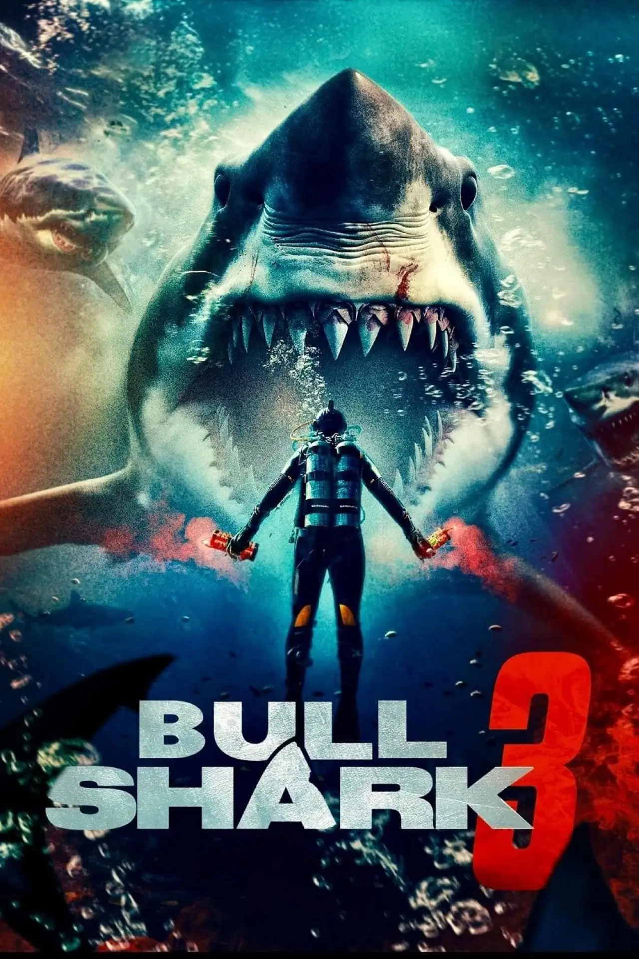 Movie poster "Bull Shark 3"