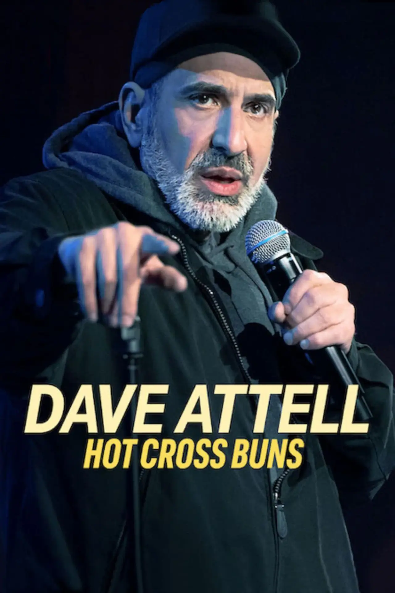 Movie poster "Dave Attell: Hot Cross Buns"