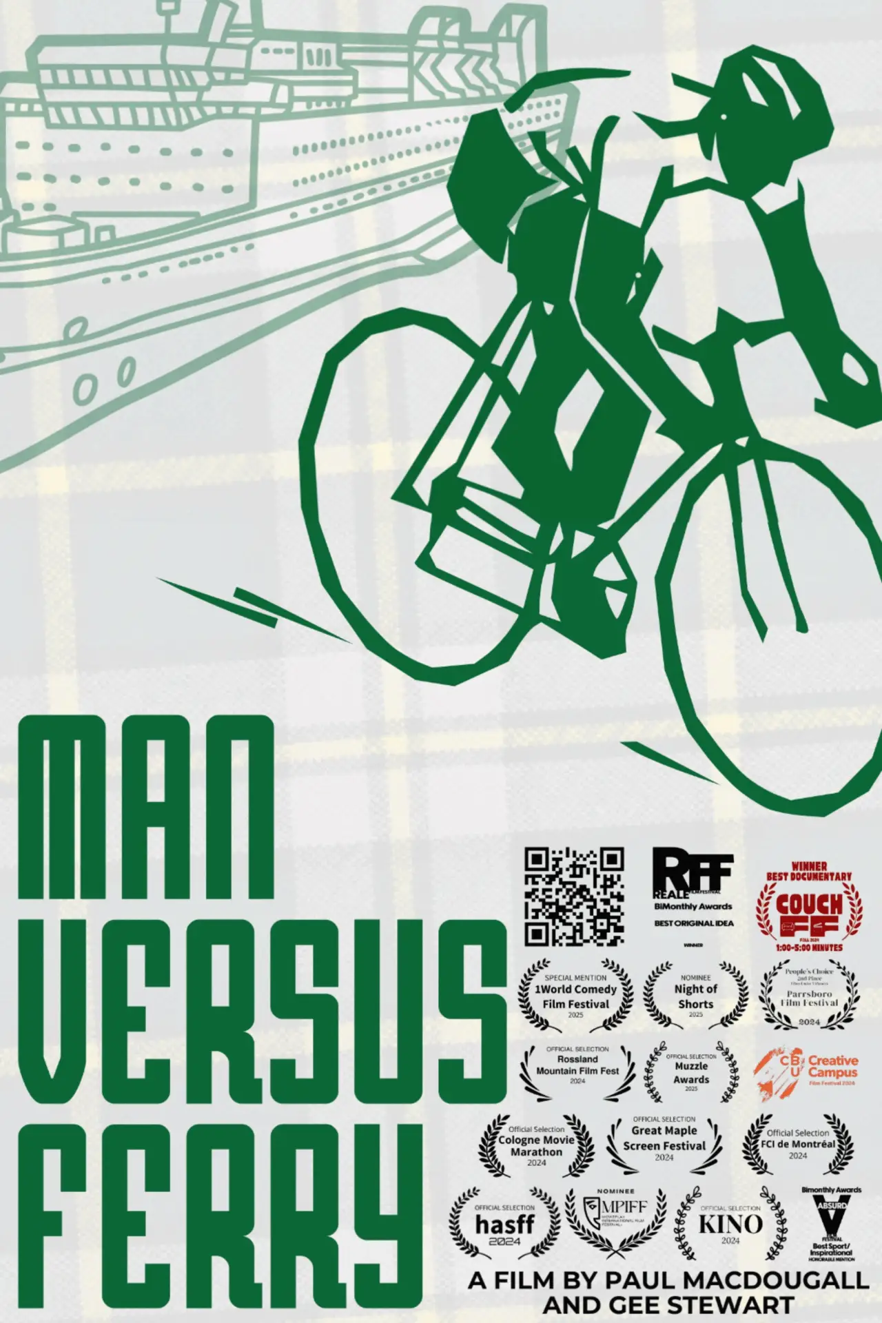 Movie poster "Man versus Ferry"