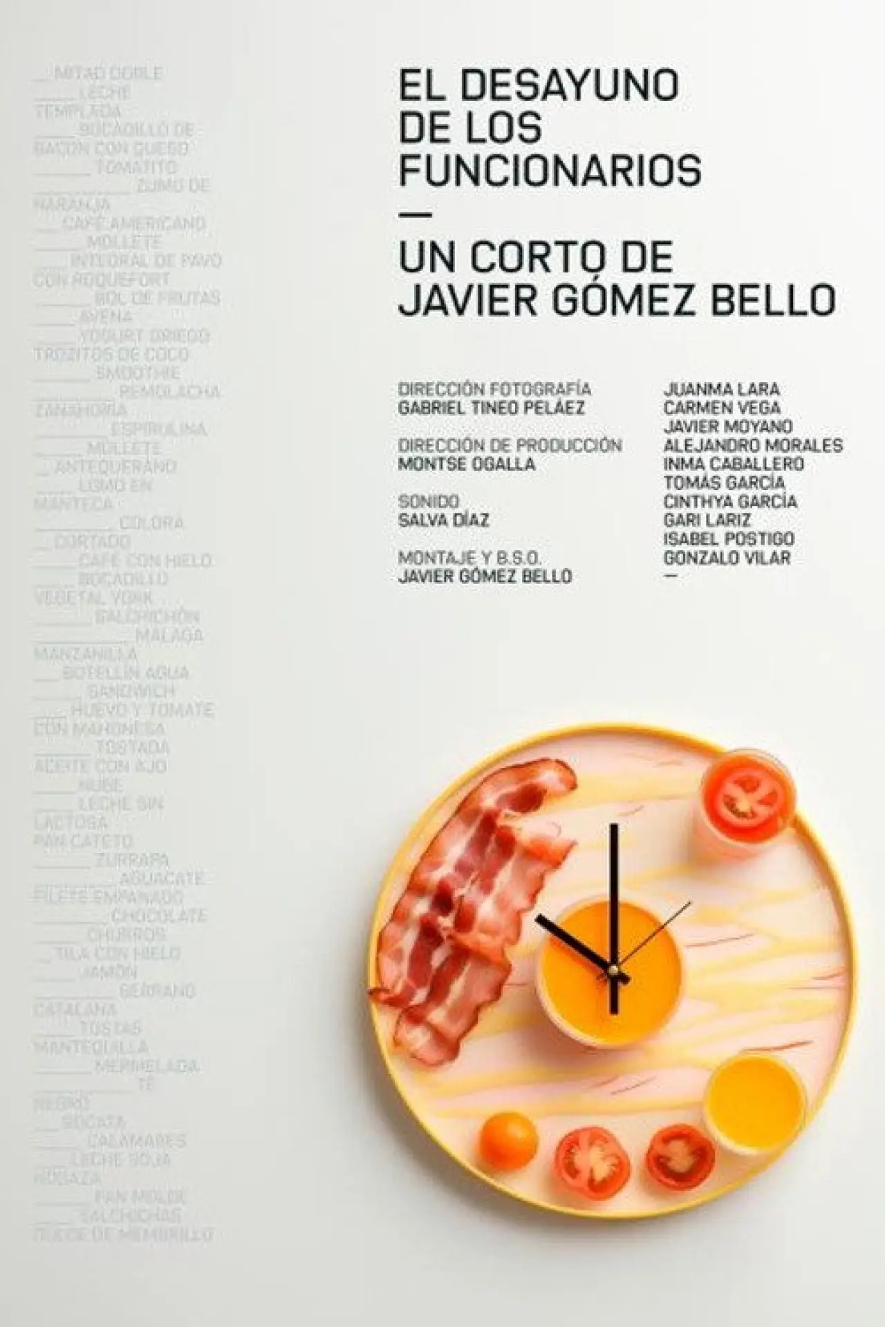 Movie poster "El desayuno de los funcionarios"
