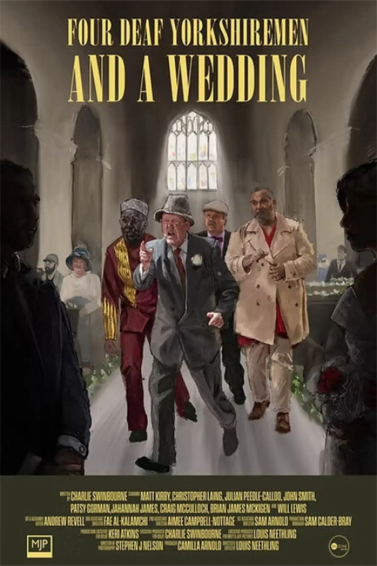 Movie poster "Four Deaf Yorkshiremen and a Wedding"