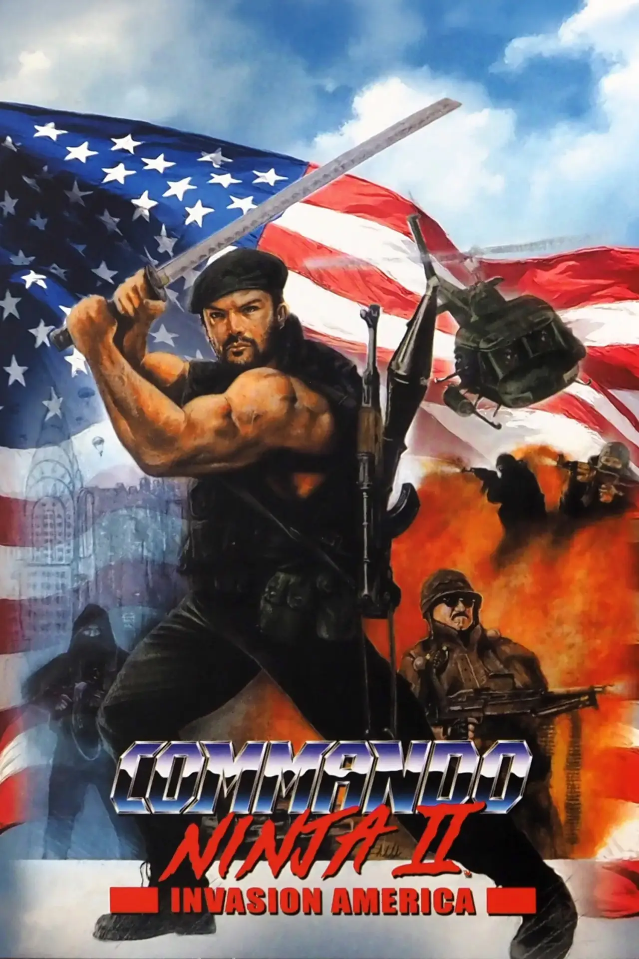 Movie poster "Commando Ninja 2: Invasion America"