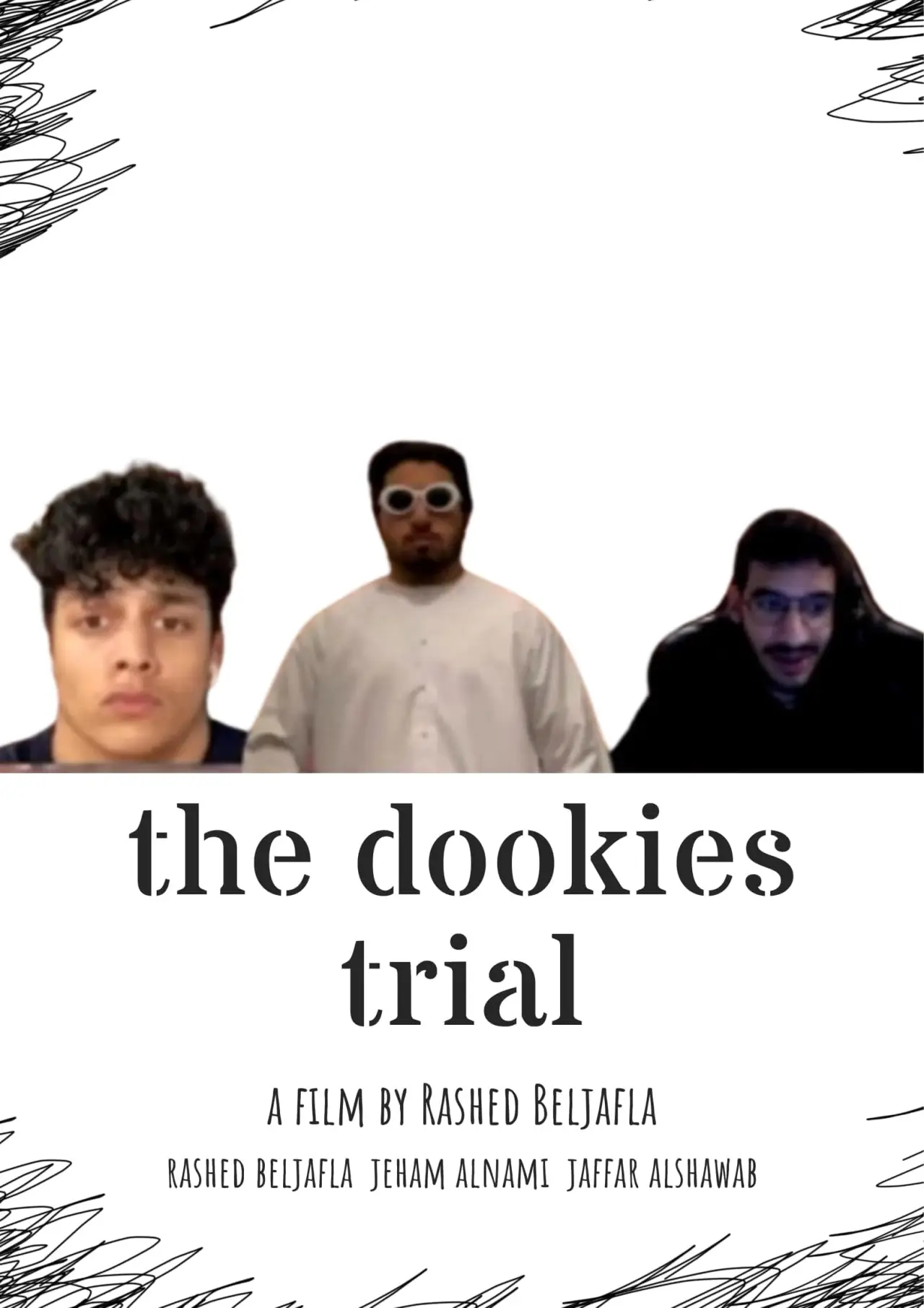 Movie poster "The dookie trial"