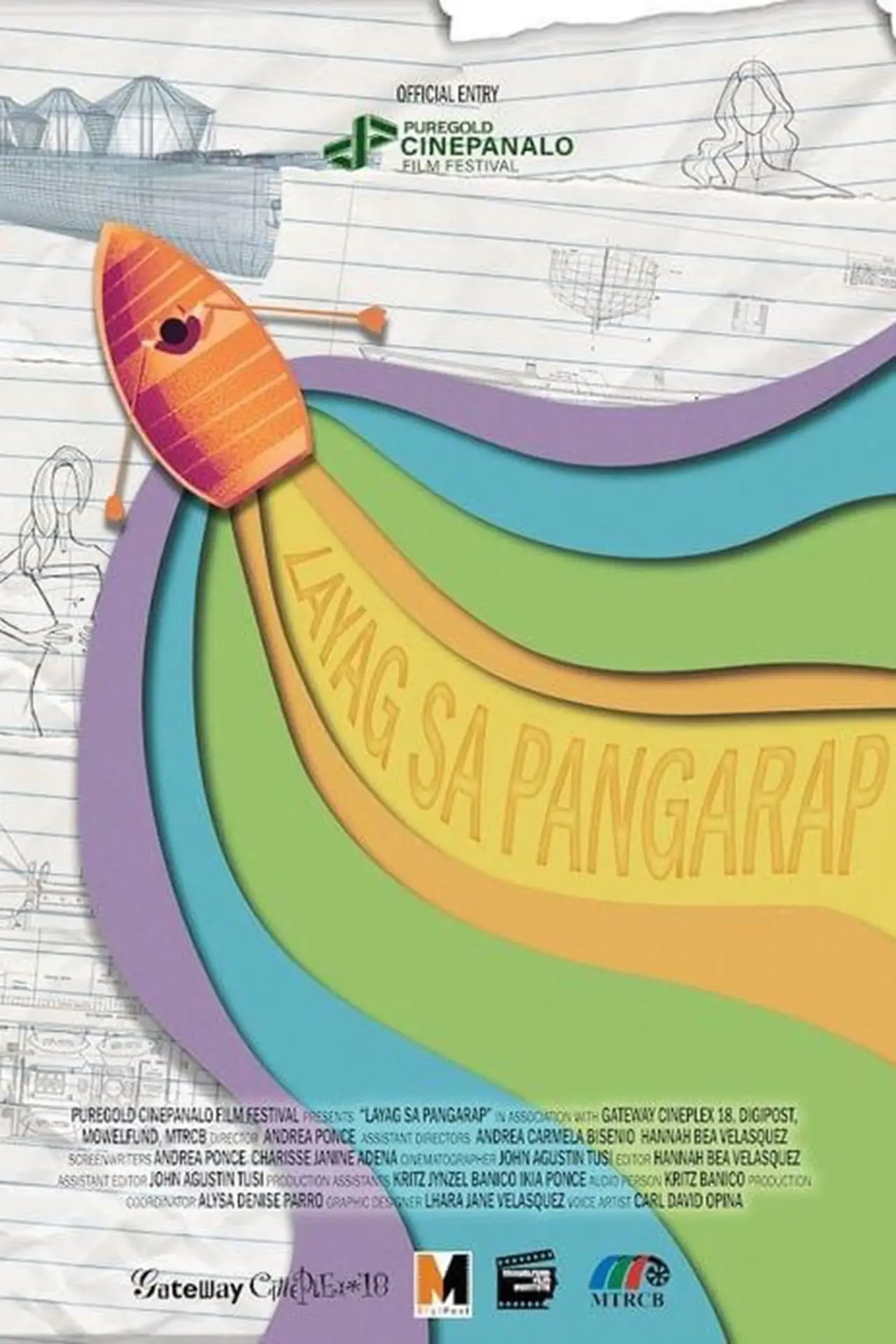 Movie poster "Layag sa Pangarap"