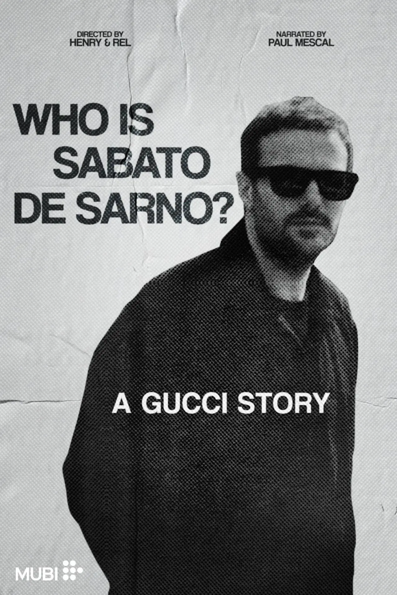 Movie poster "Who is Sabato De Sarno? A Gucci Story"