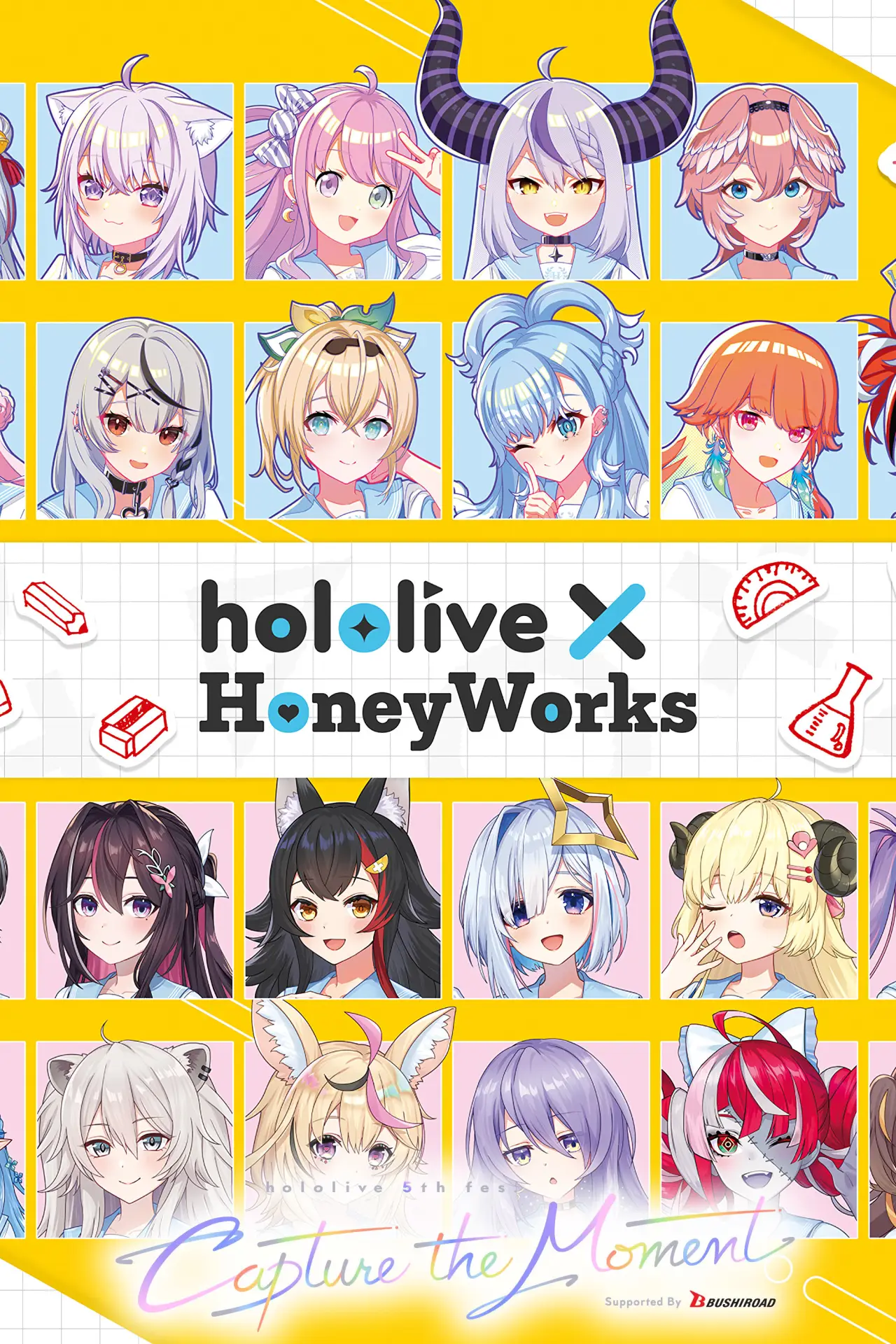 Movie poster "hololive 5th fes. Capture the Moment Day 2 HoneyWorks Stage"