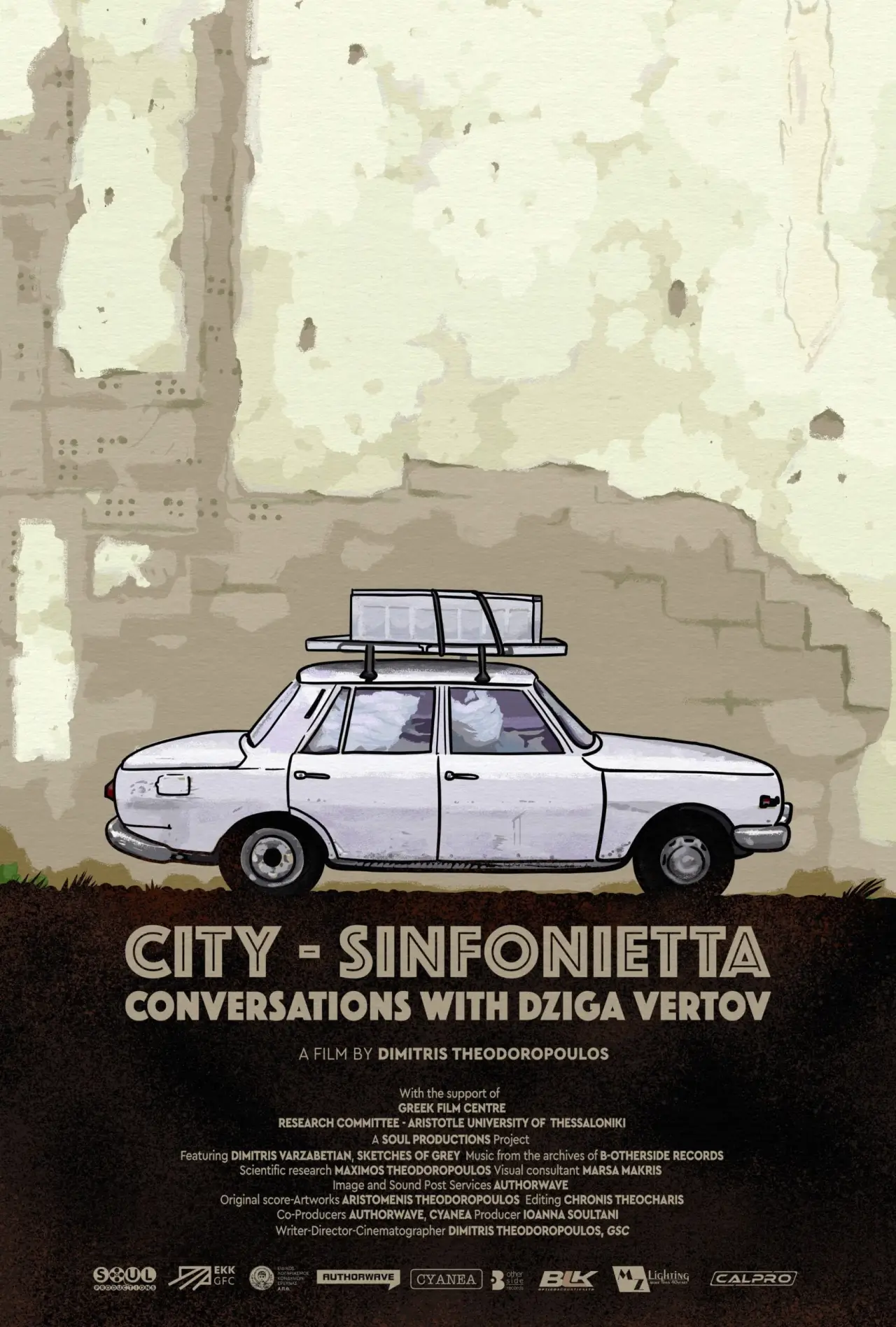 Movie poster "City-Sinfonietta, Conversations with Dziga Vertov"