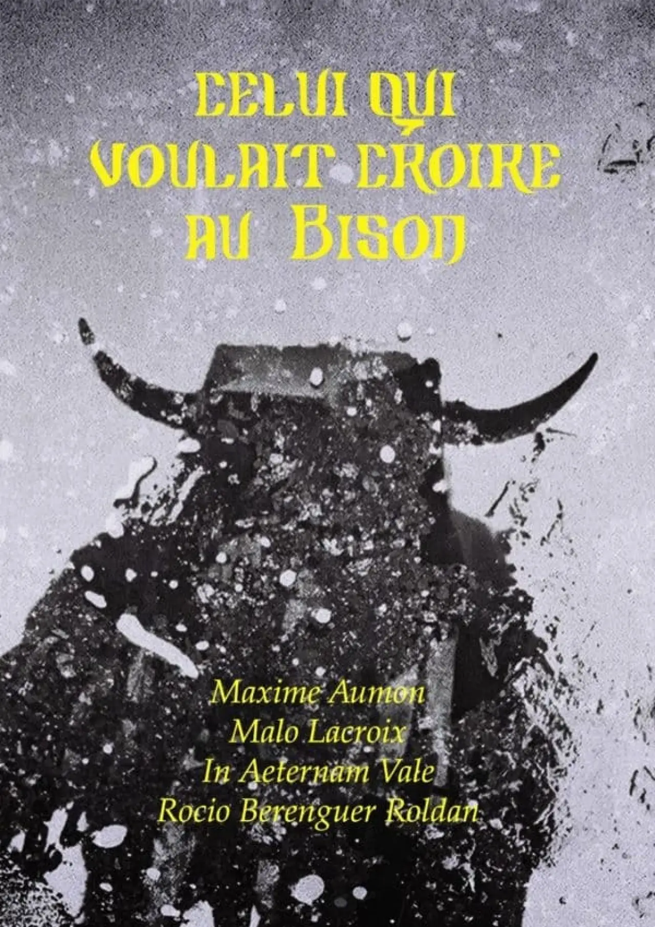Movie poster "Celui qui voulait croire au Bison"
