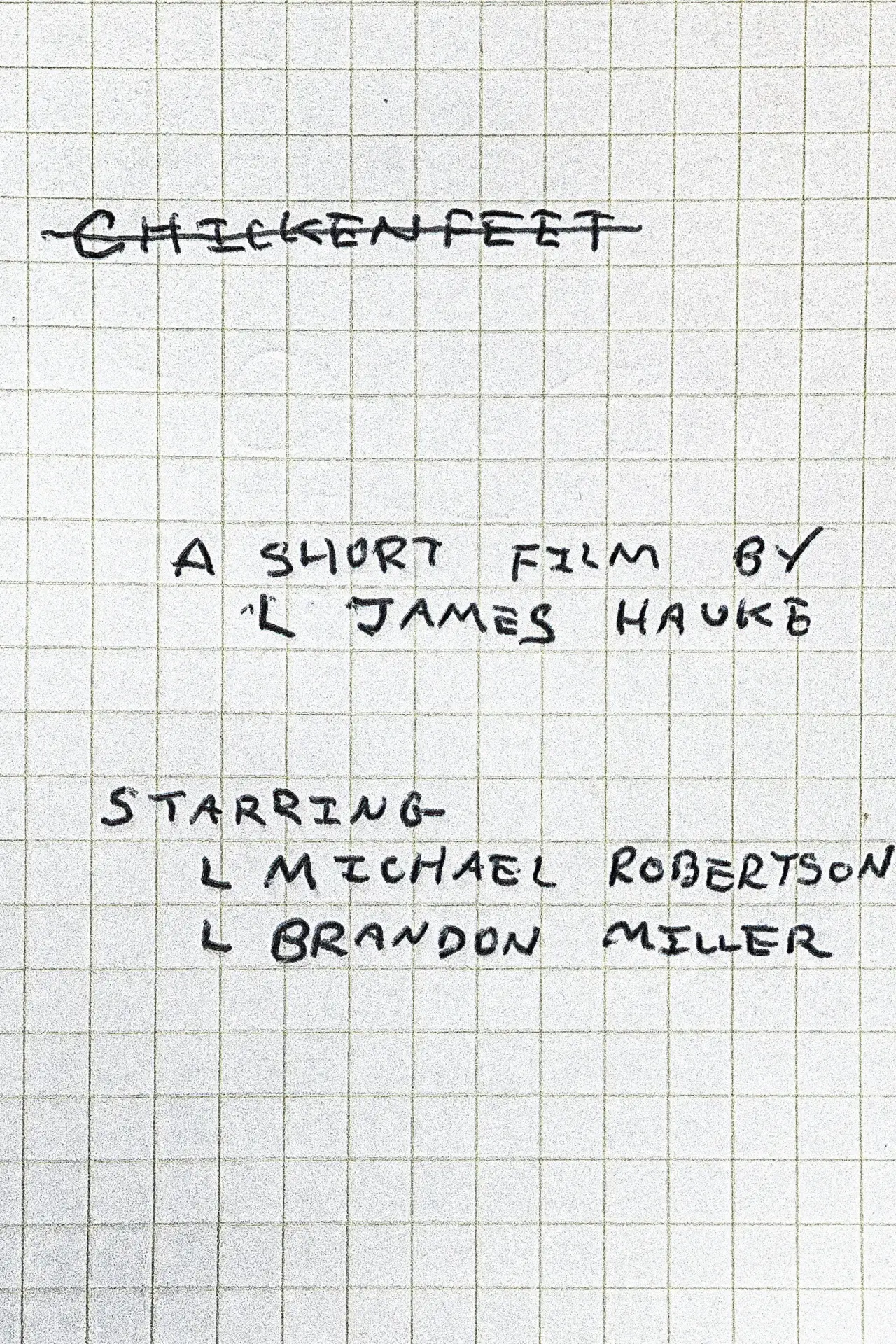Movie poster "Chickenfeet"