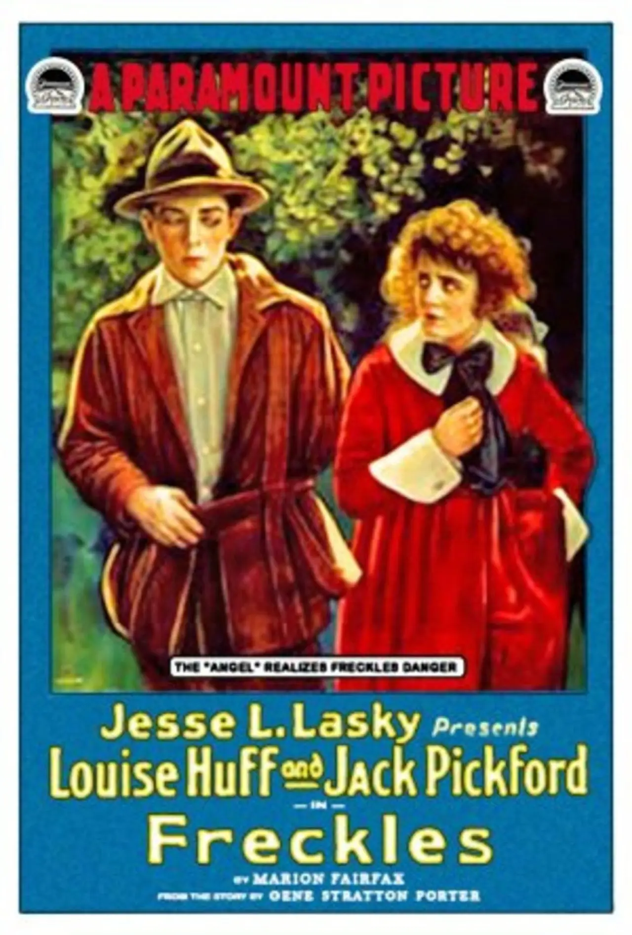 Movie poster "Freckles"