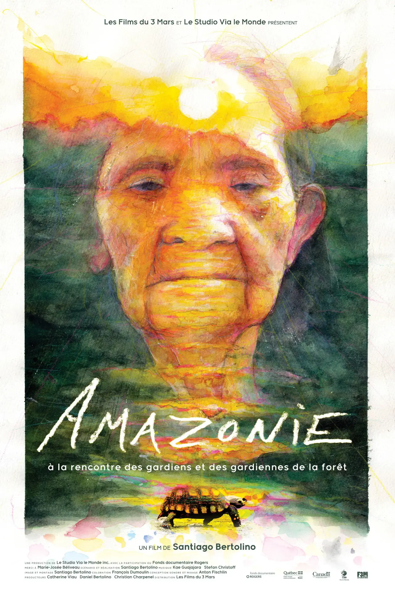 Movie poster "Amazonie, à la rencontre des gardiens et des gardiennes de la forêt"
