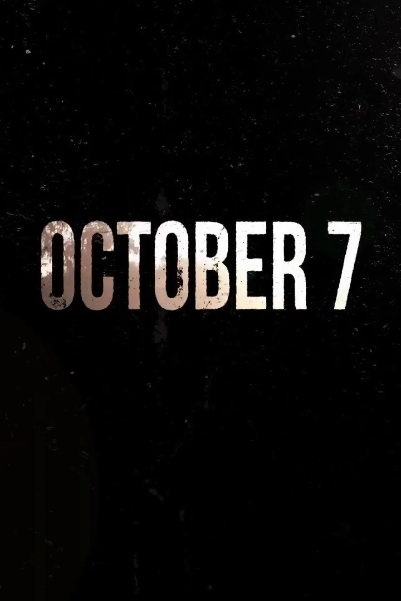 Movie poster "October 7"
