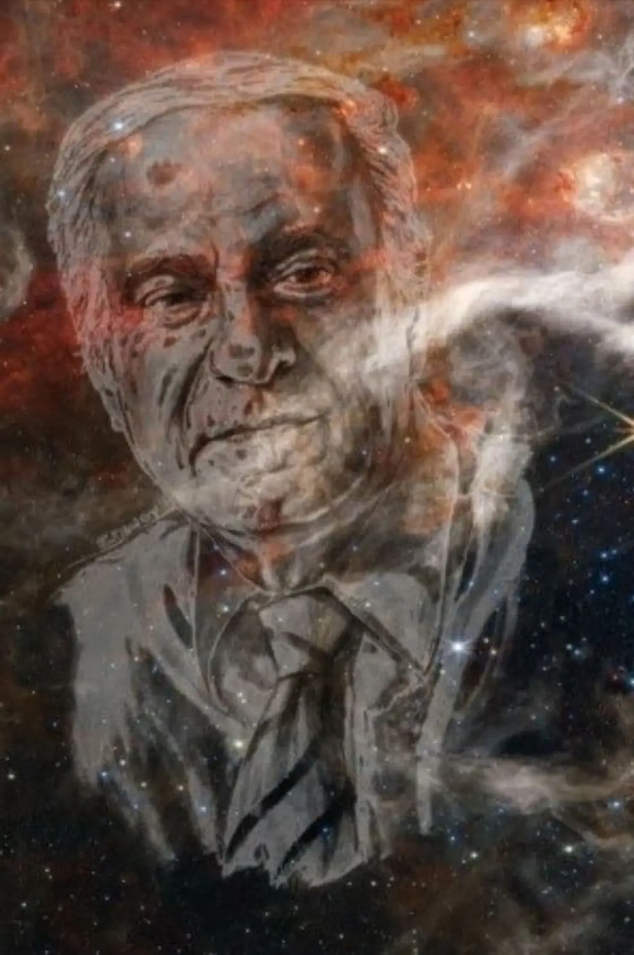 Movie poster "Dionysis Simopoulos: The Man Who Took Us to The Universe"