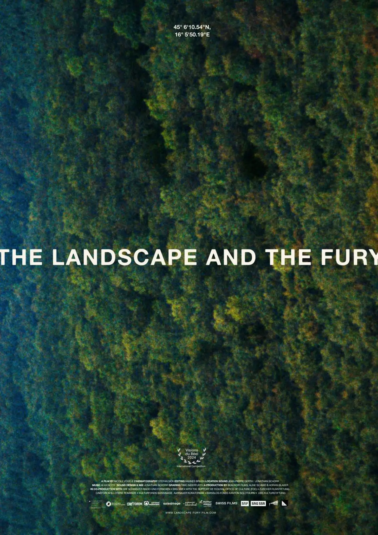 Movie poster "The Landscape and the Fury"
