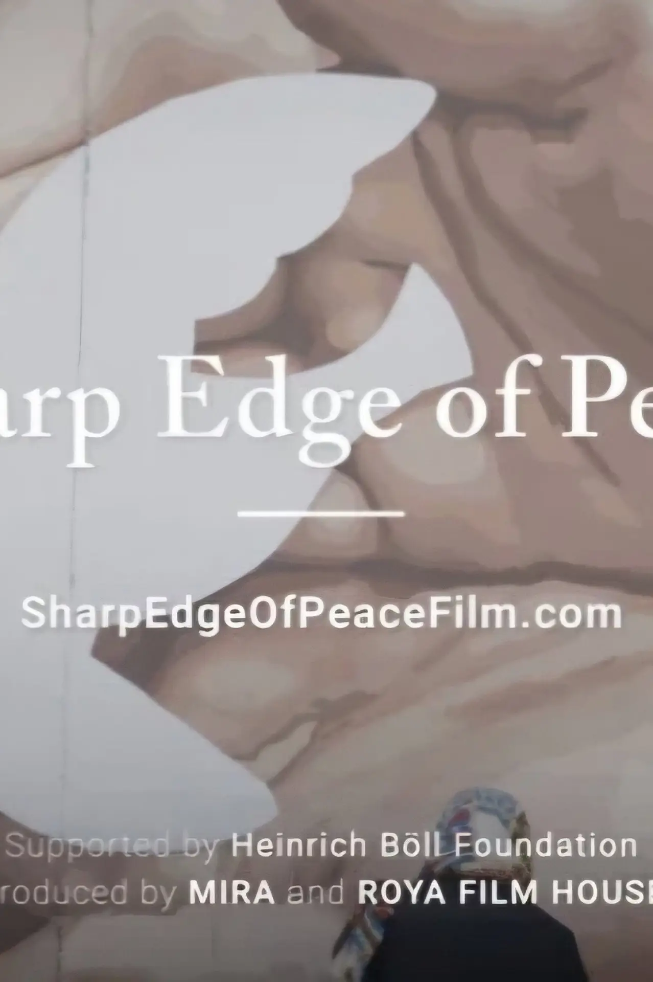 Movie poster "The Sharp Edge of Peace"