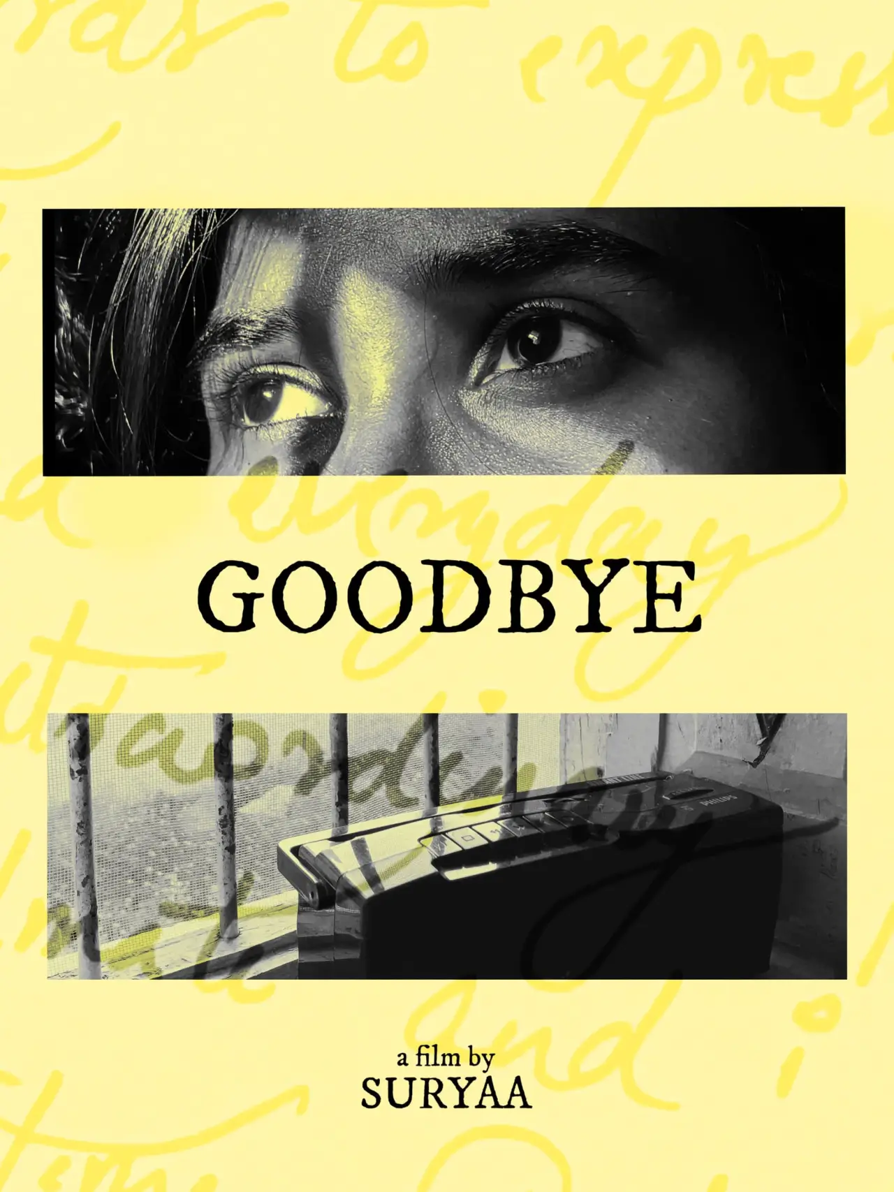 Movie poster "GOODBYE"