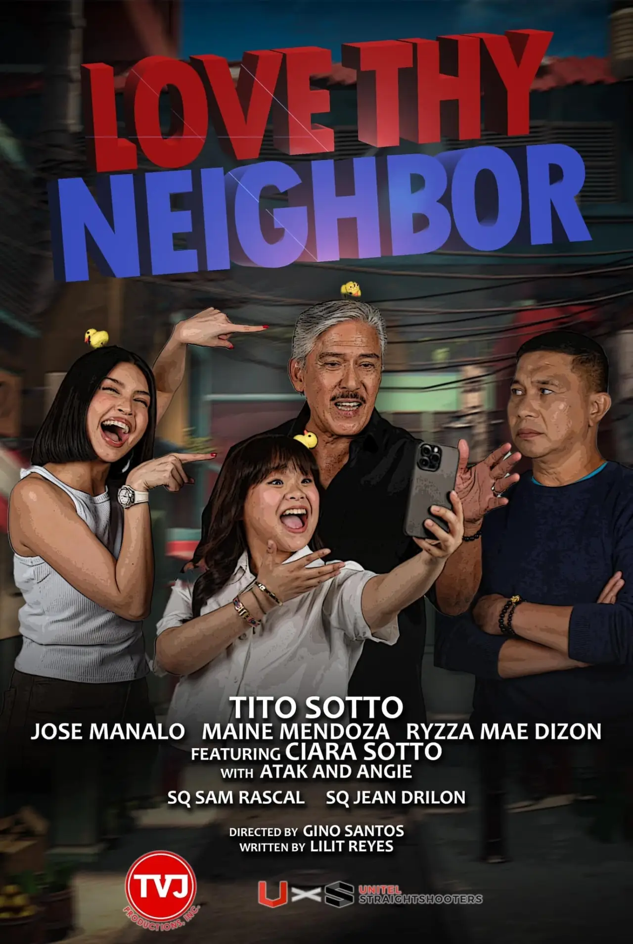 Movie poster "Love Thy Neighbor"