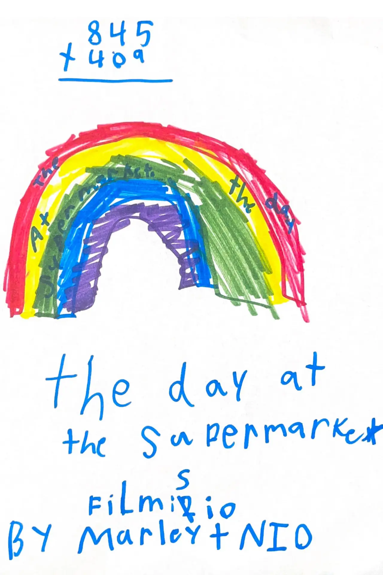 Movie poster "The Day at the Supermarket"
