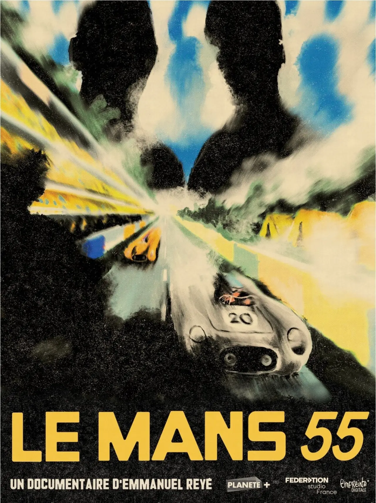 Movie poster "Le Mans 55, une tragédie française"
