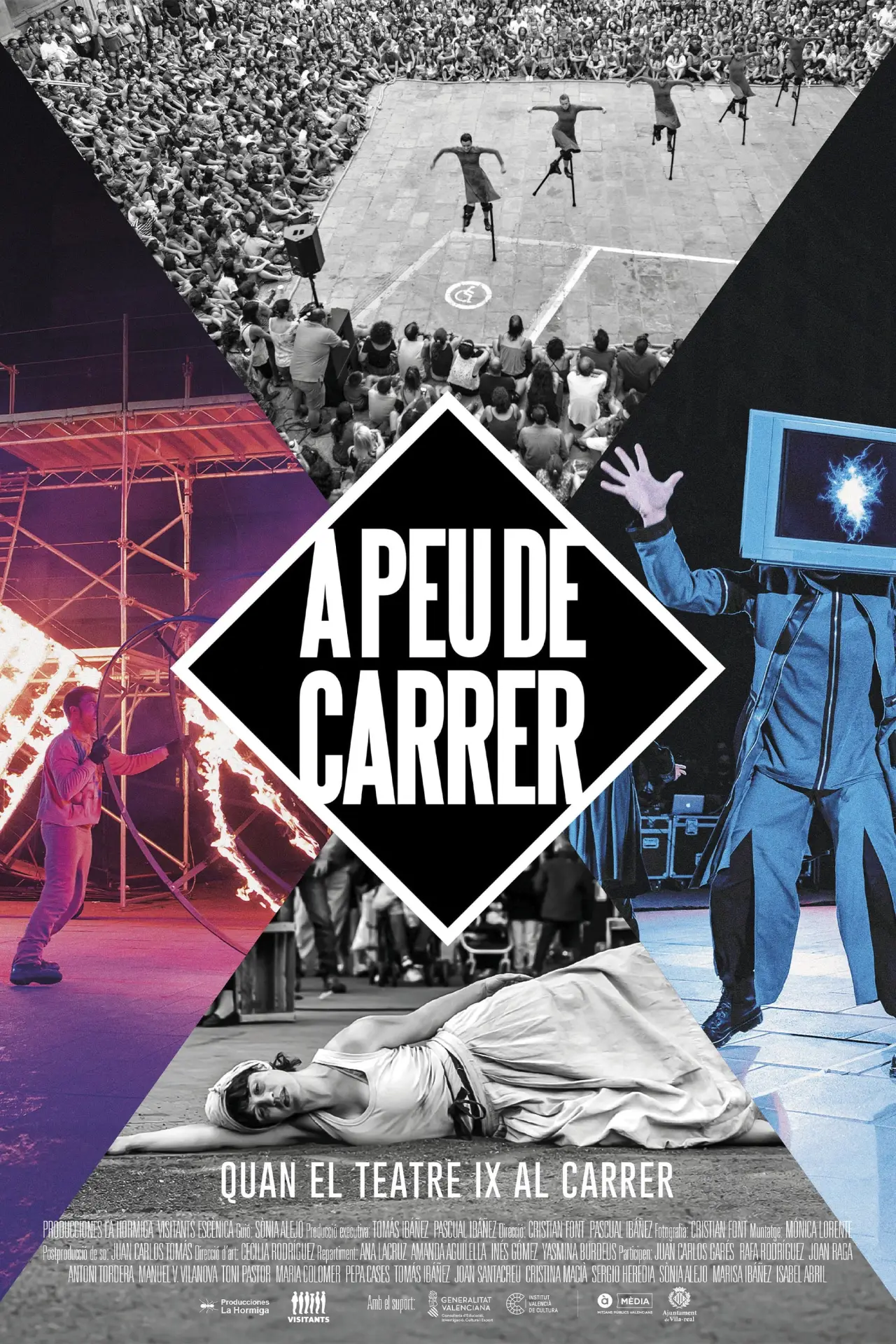 Movie poster "A peu de carrer"