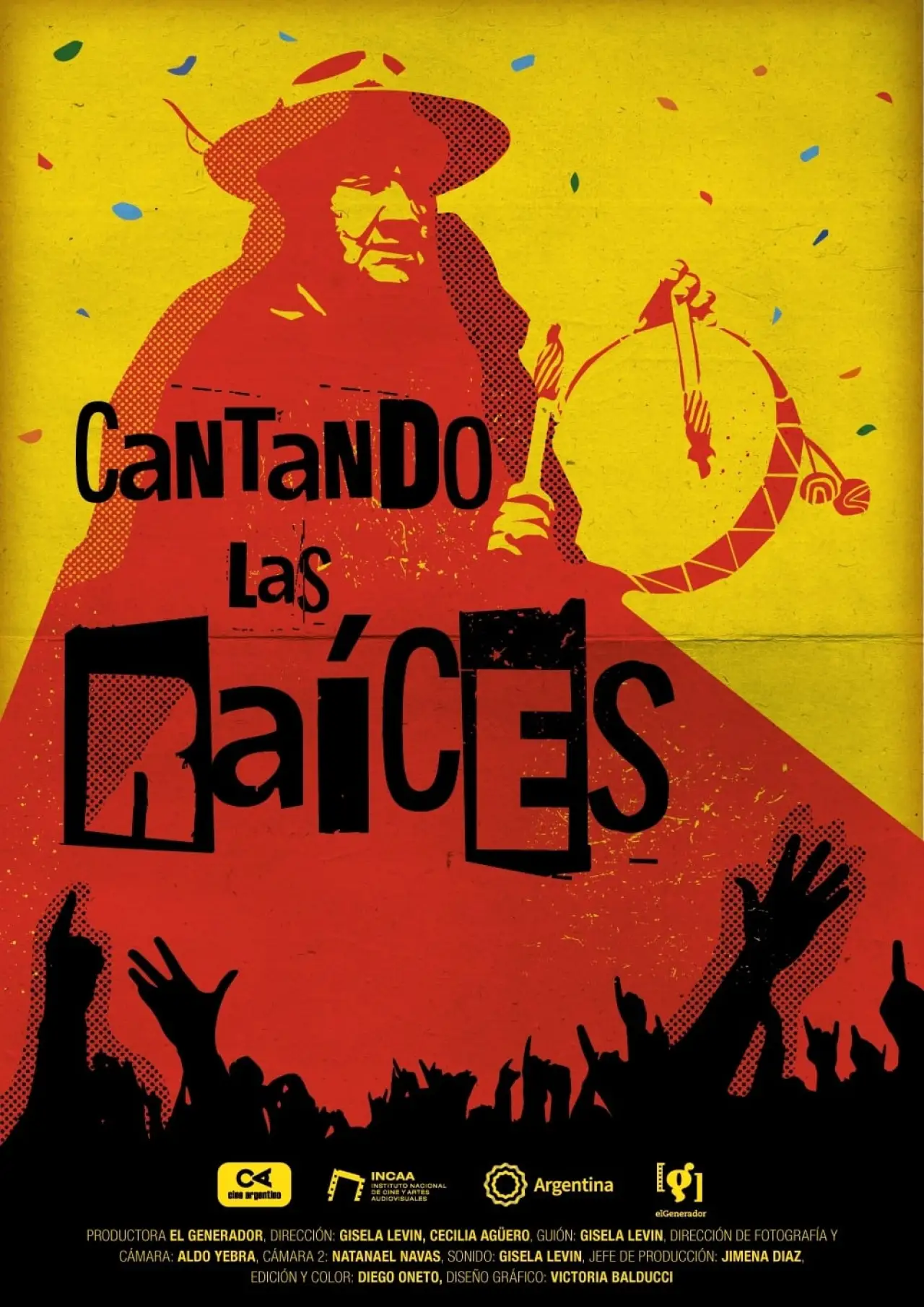 Movie poster "Cantando las raíces"