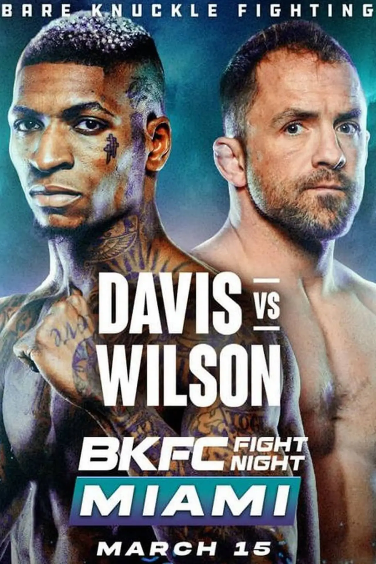 Movie poster "BKFC Fight Night Miami: Davis vs. Wilson"