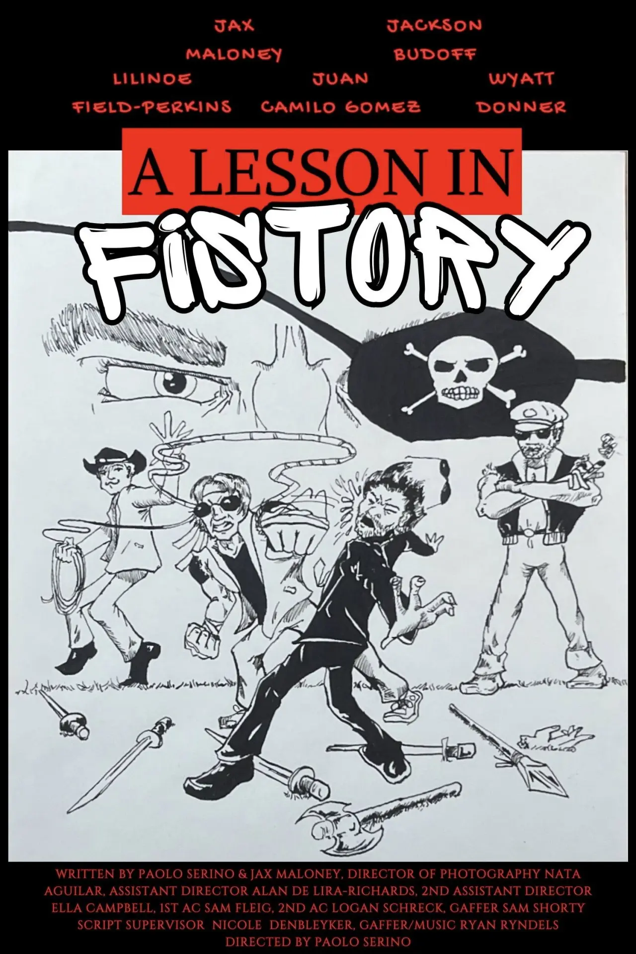 Movie poster "A Lesson in Fistory"