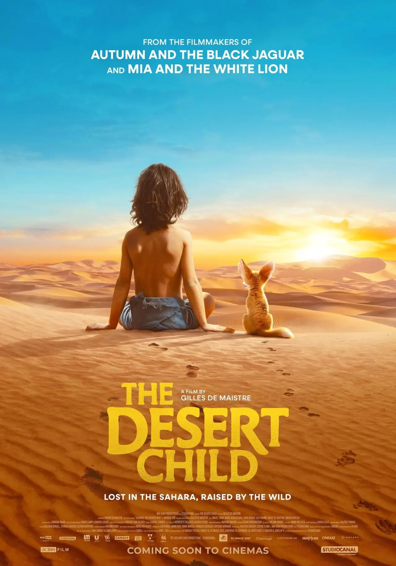 Movie poster "The Desert Child"