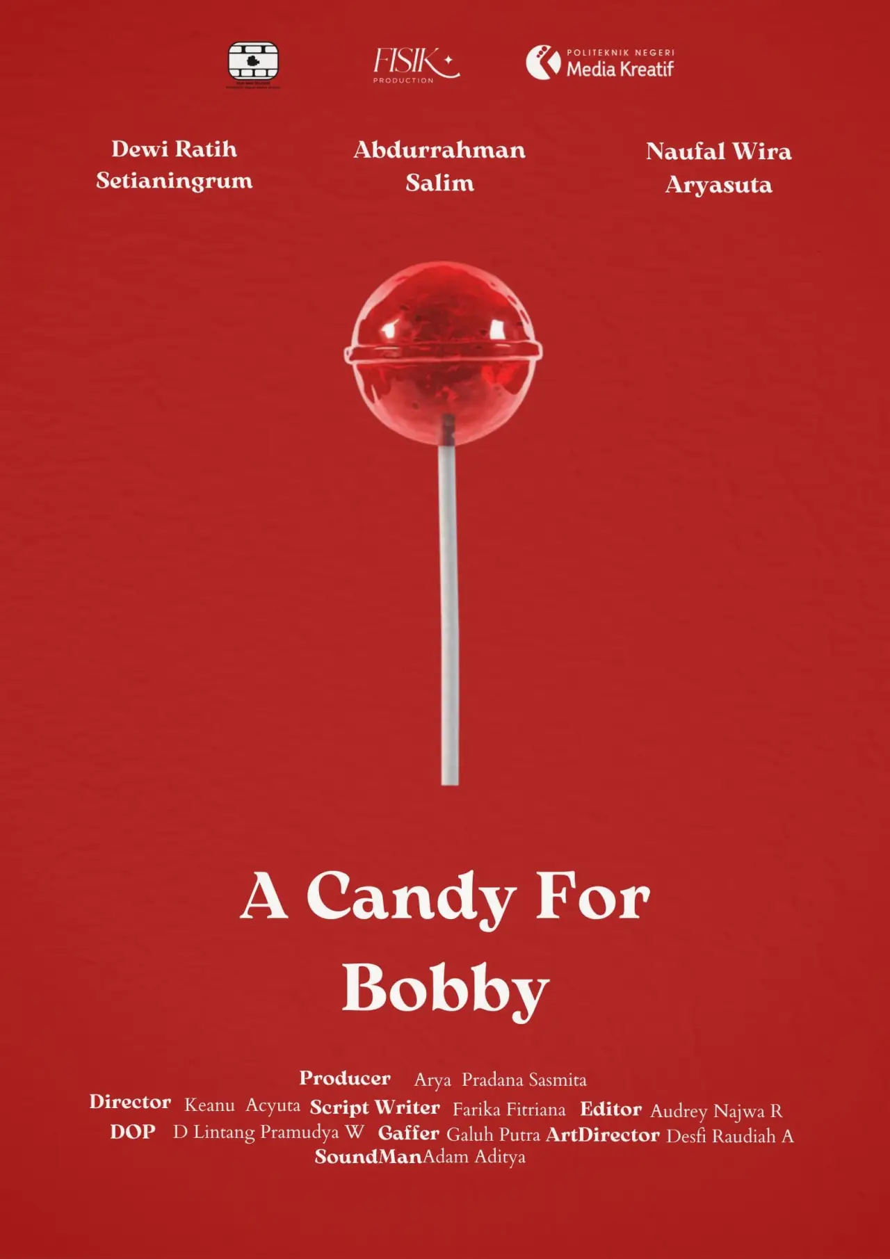 Movie poster "A Candy for Bobby"