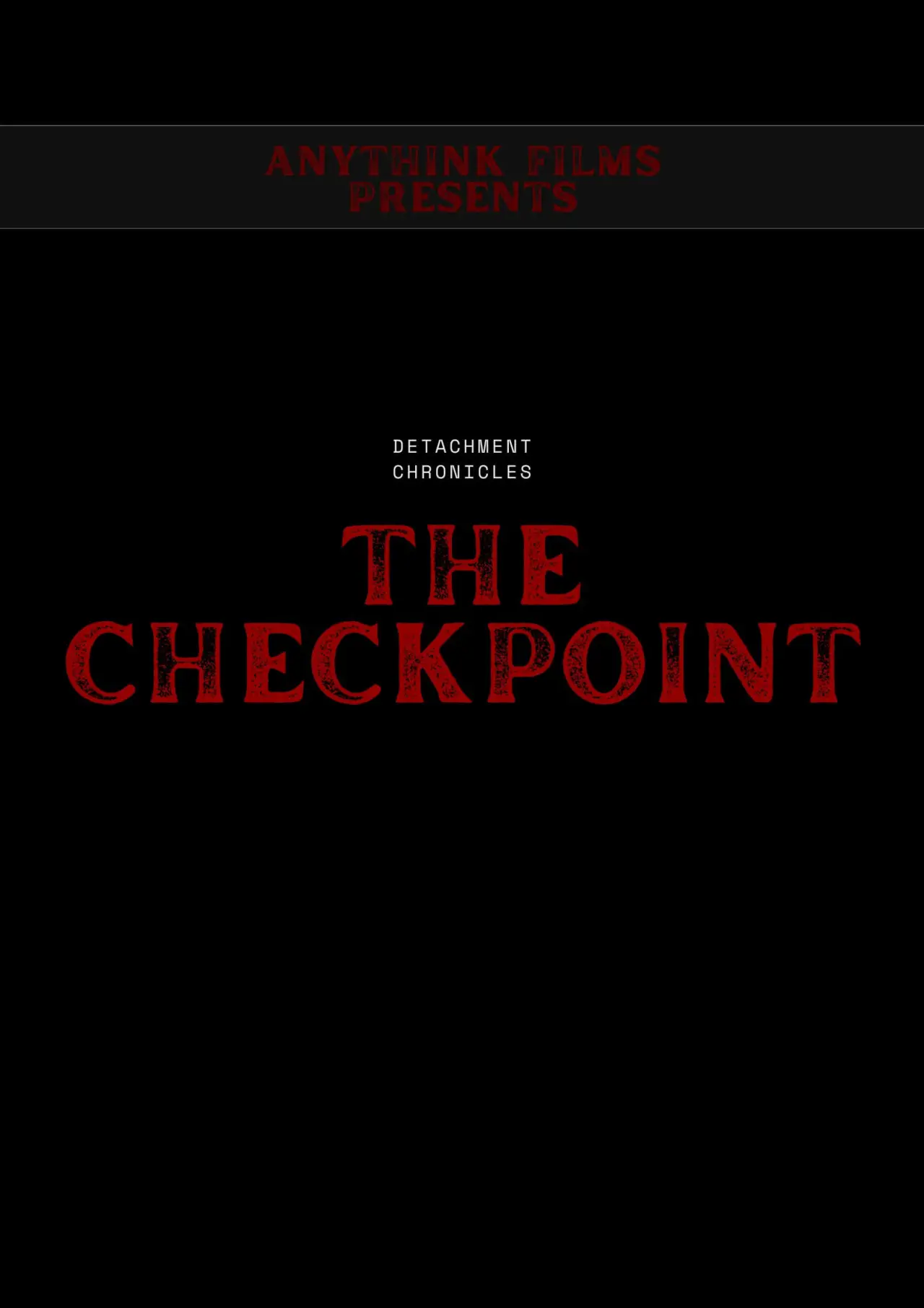 Movie poster "The Checkpoint"