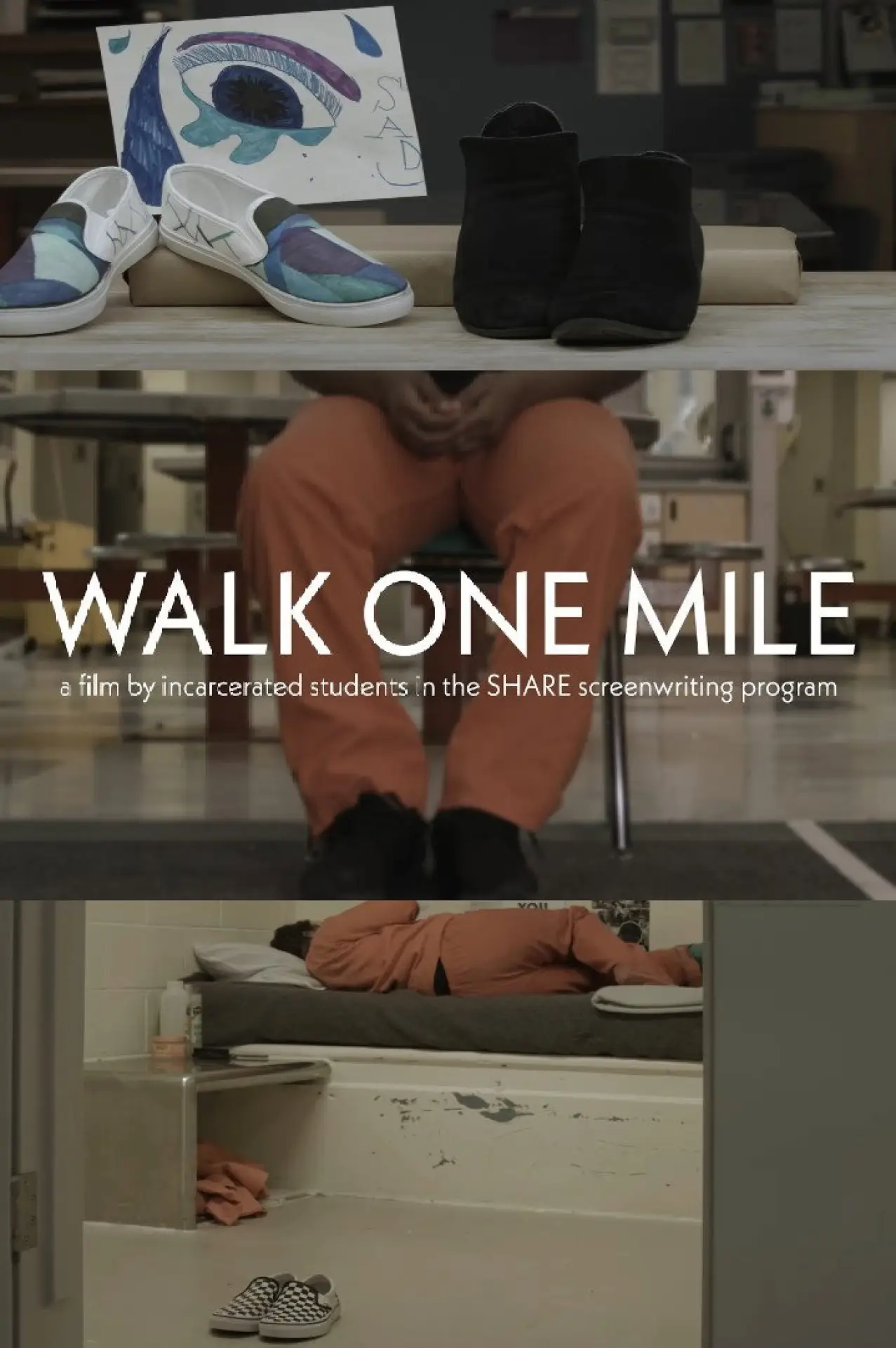 Movie poster "WALK ONE MILE"
