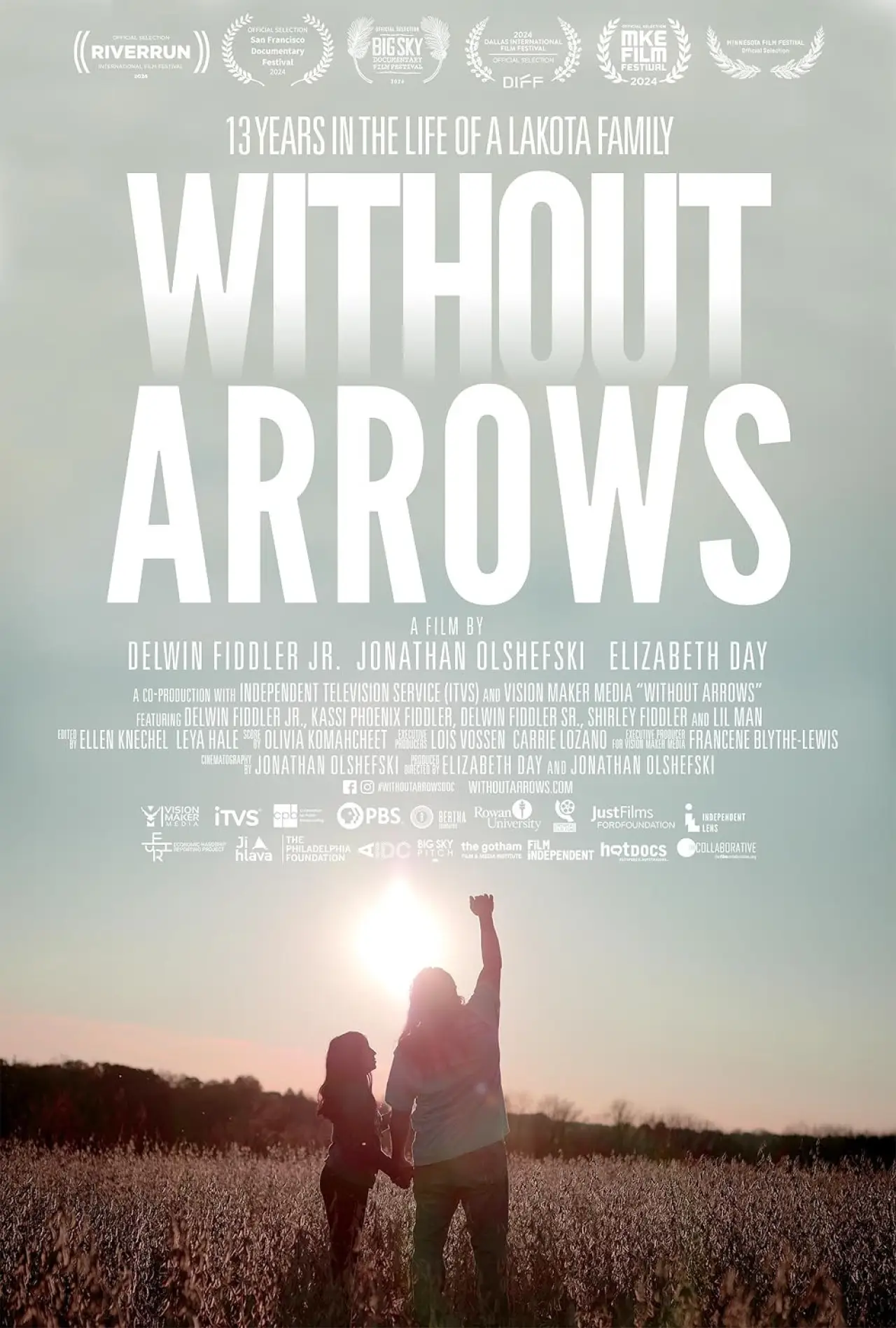 Movie poster "Without Arrows"