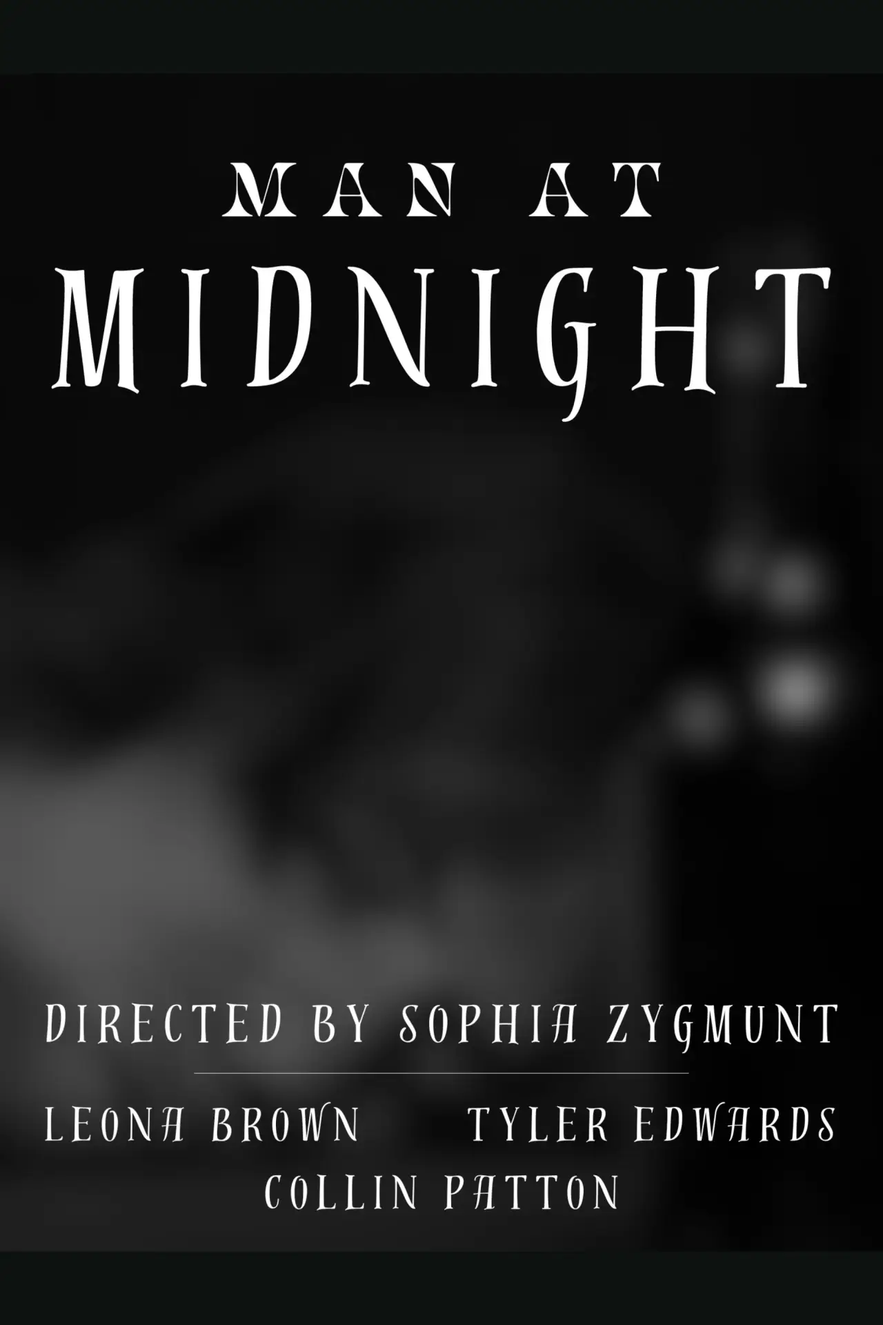Movie poster "Man at Midnight"