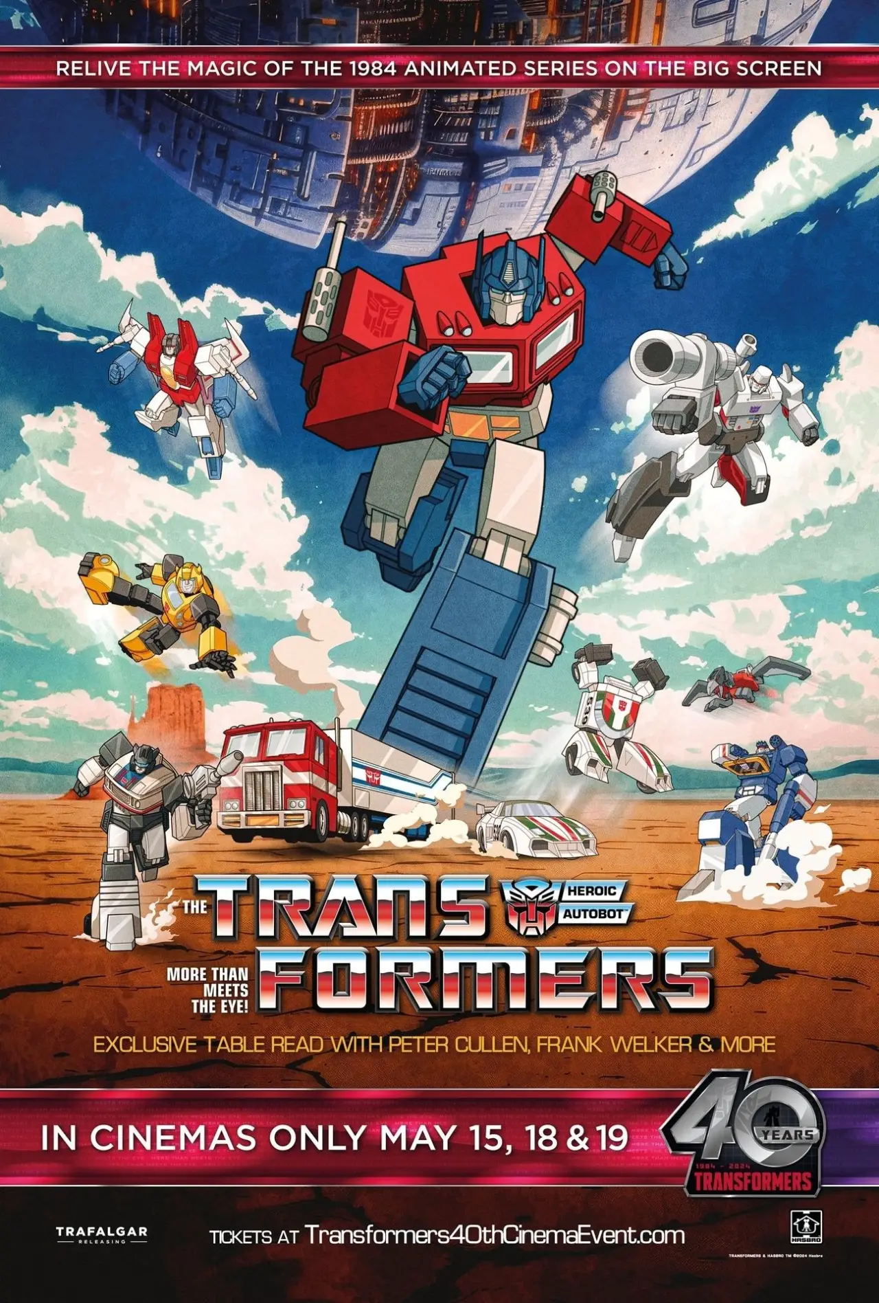 Movie poster "Transformers: 40th Anniversary Event"