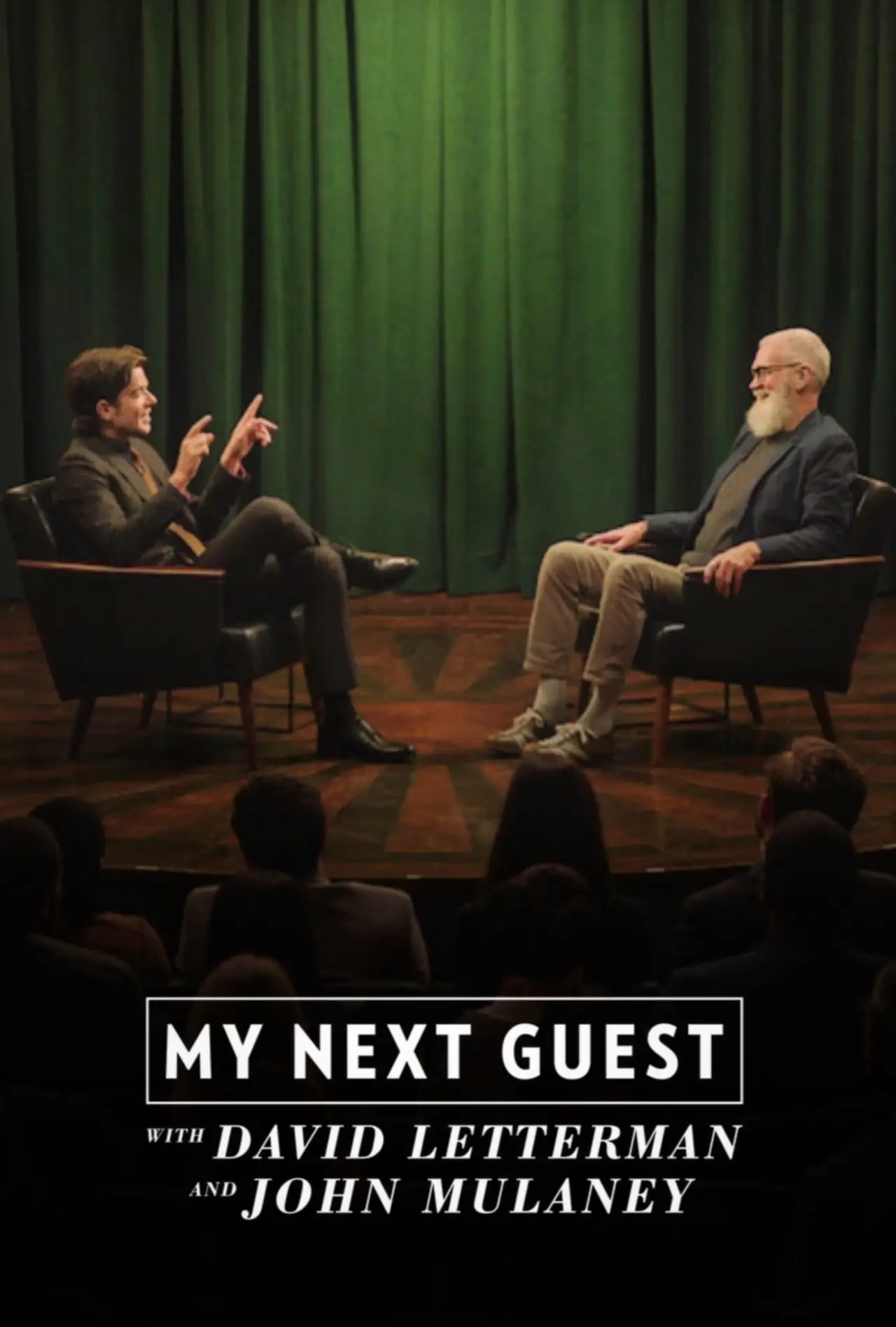 Movie poster "My Next Guest with David Letterman and John Mulaney"